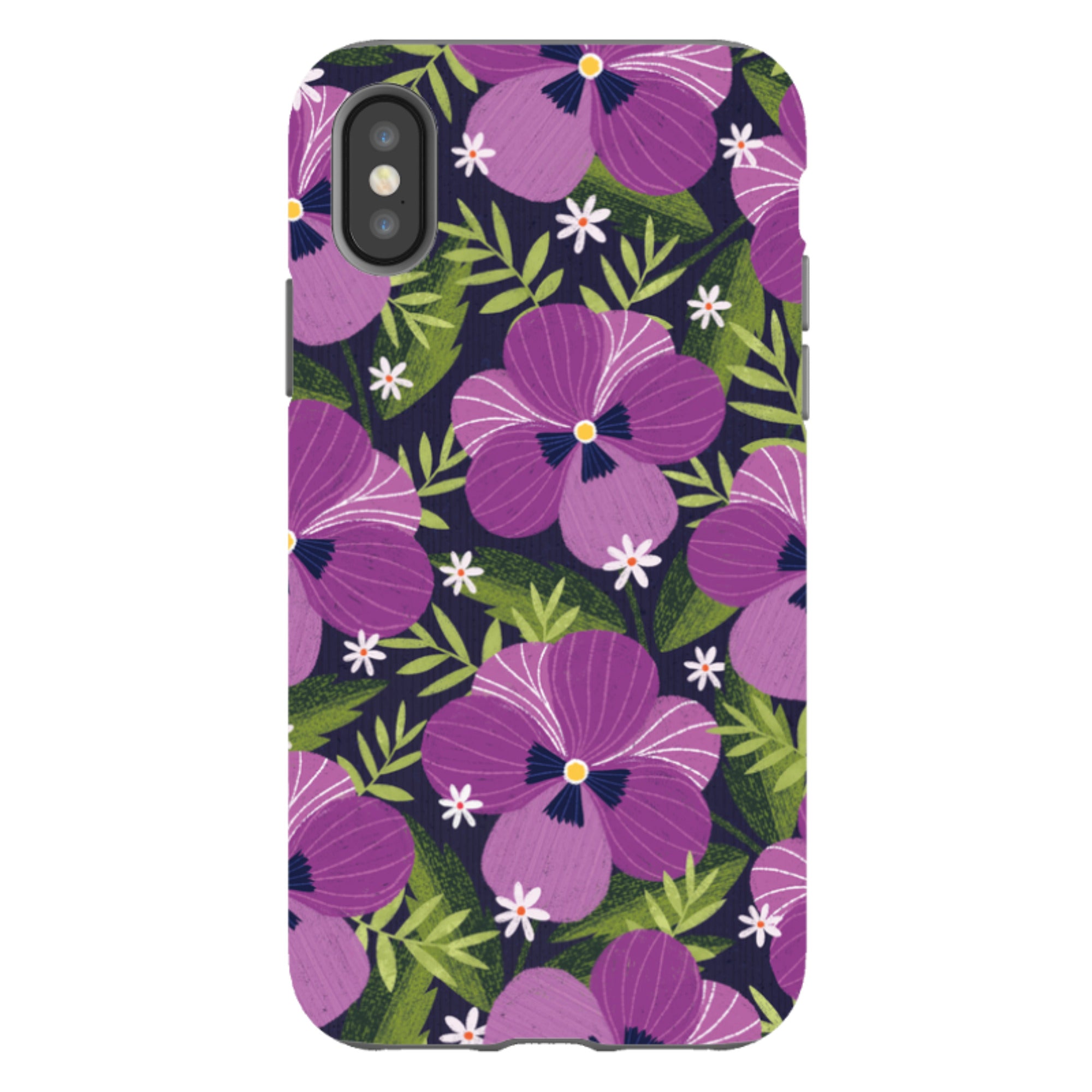 iPhone Tough Case - Pensees I By Ali Brookes