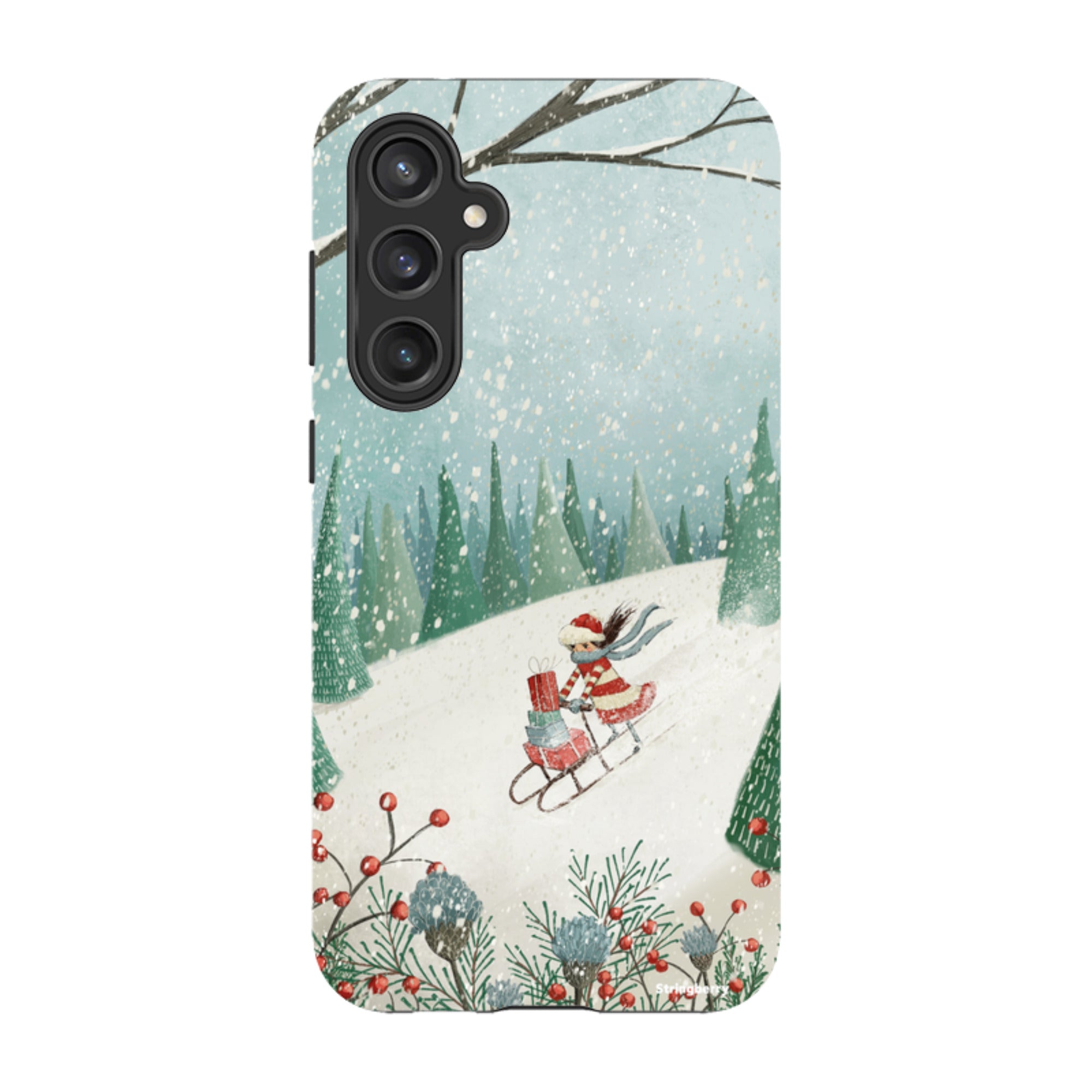 Samsung Tough Case - Sleigh Delivery By Maja Lindberg