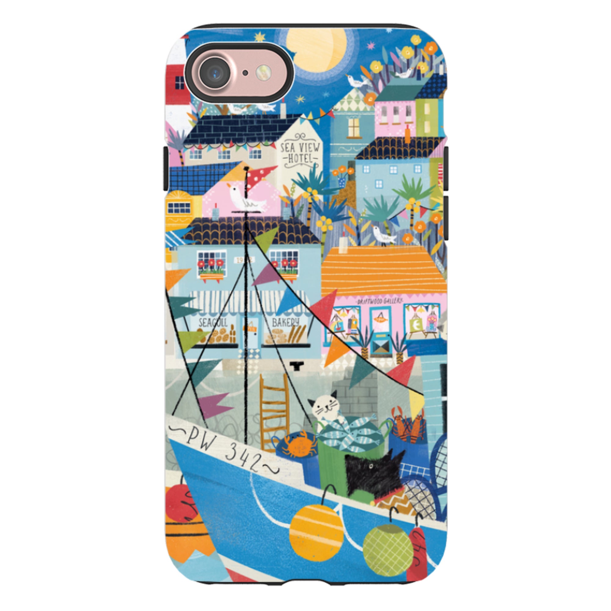 iPhone Case - Night Harbour 2 By Ali Brookes