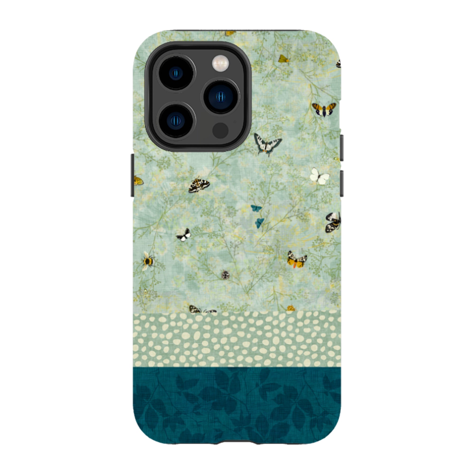 iPhone Tough Case - Chinoiserie Garden Soft Sage 2 By Katherine Quinn