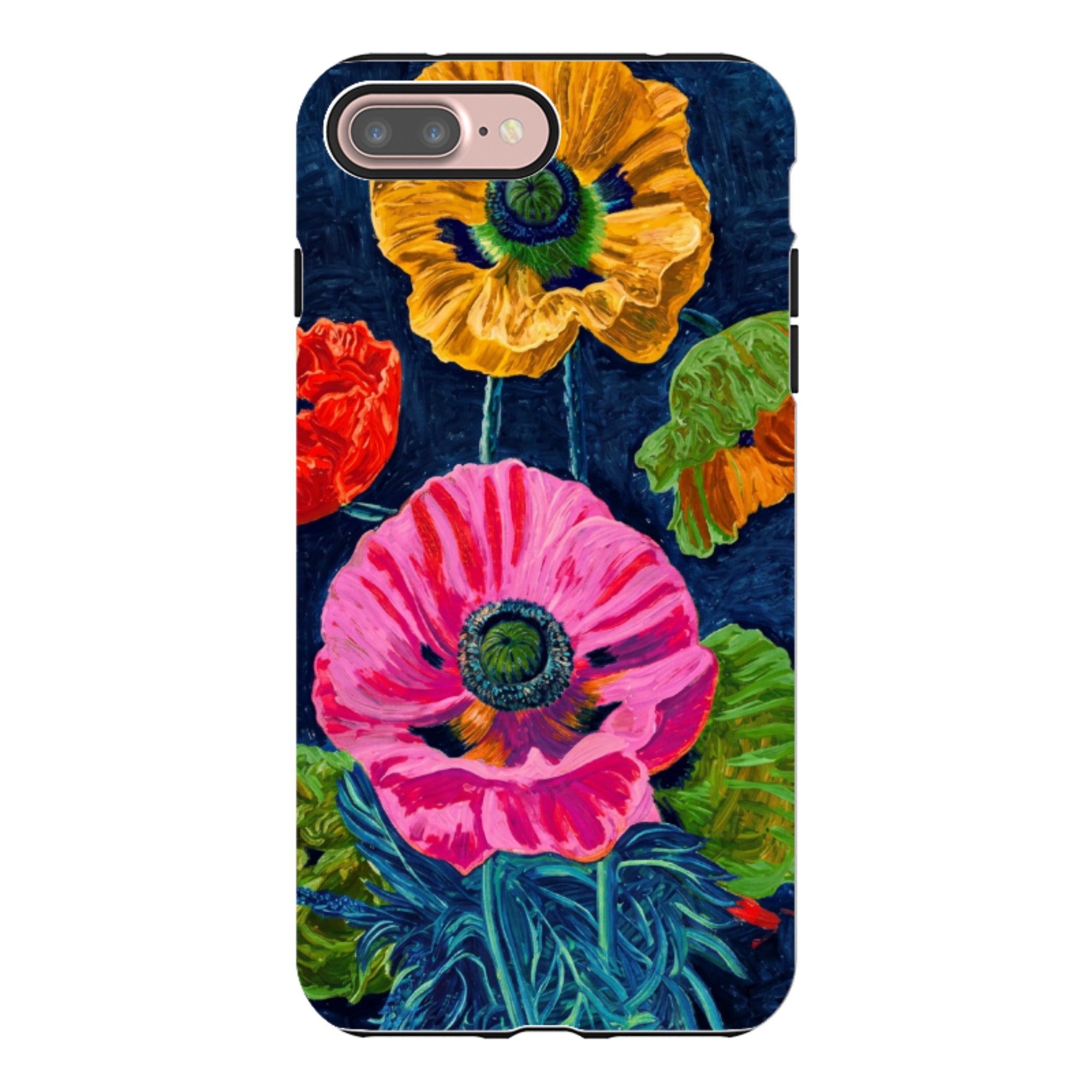 iPhone Tough Case - Kisling Poppy Blue