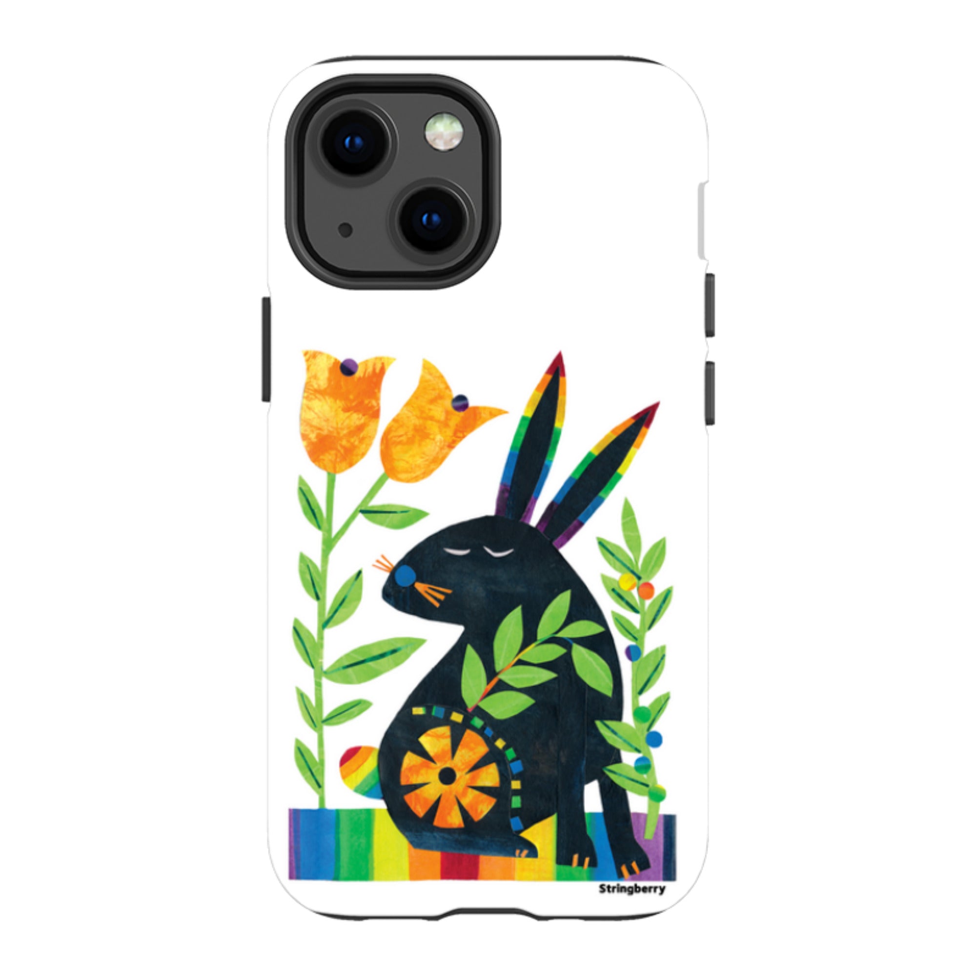iPhone Tough Case - Pride Rabbit By Tracey English