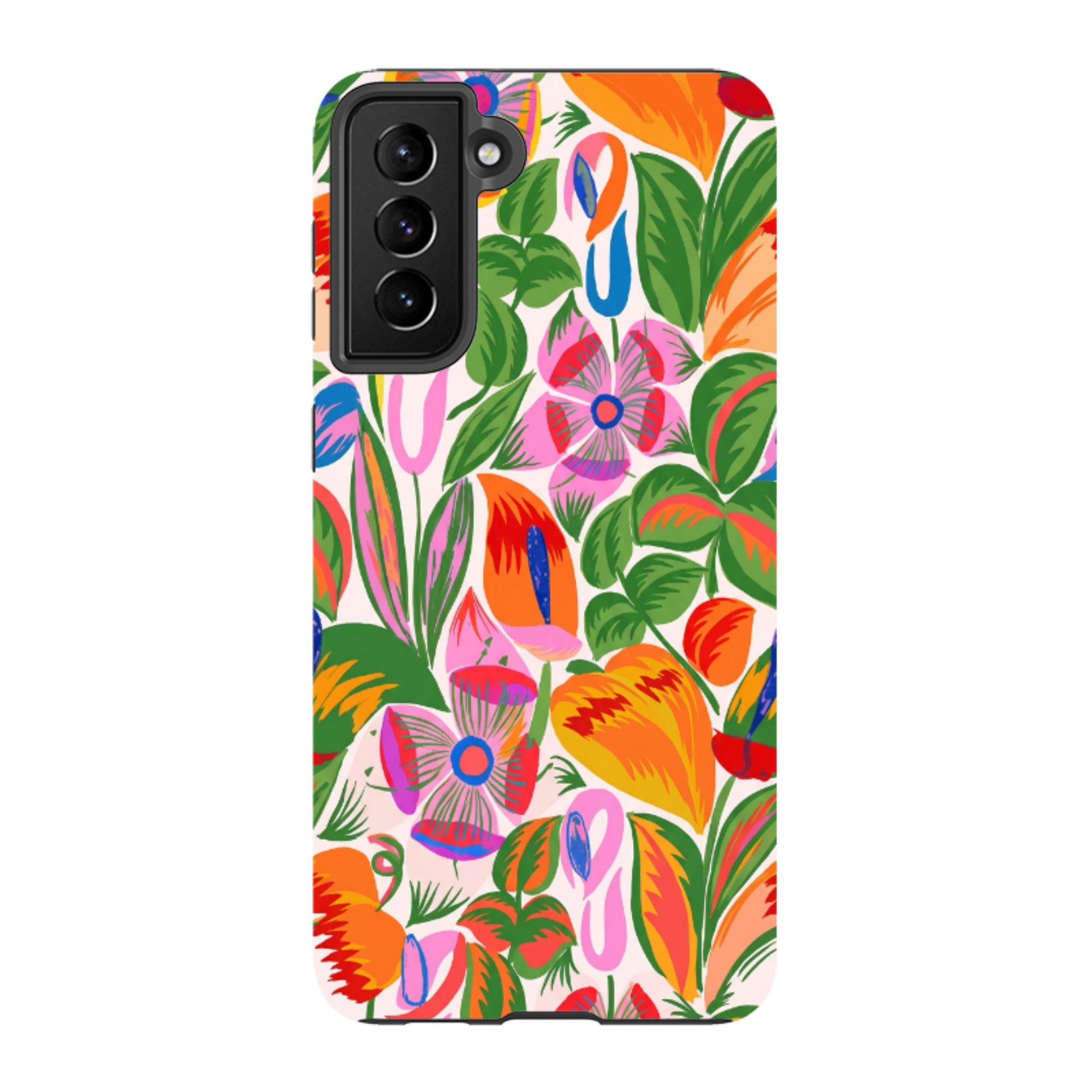 Samsung Tough Case - Vintage Tropical Floral