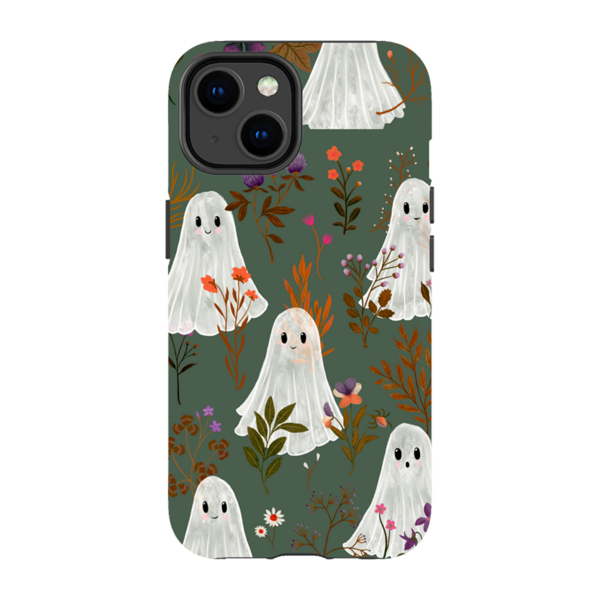 iPhone Tough Case - Ghost in the Garden - Pine By Katherine Quinn