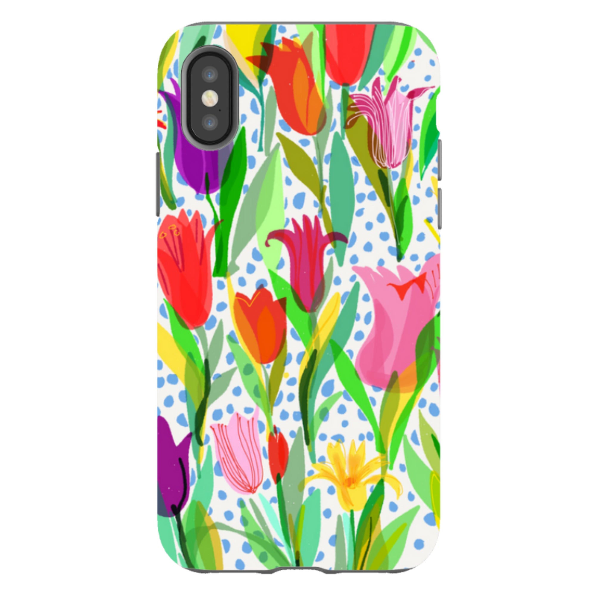 iPhone Tough Case - Tulips By Sarah Campbell