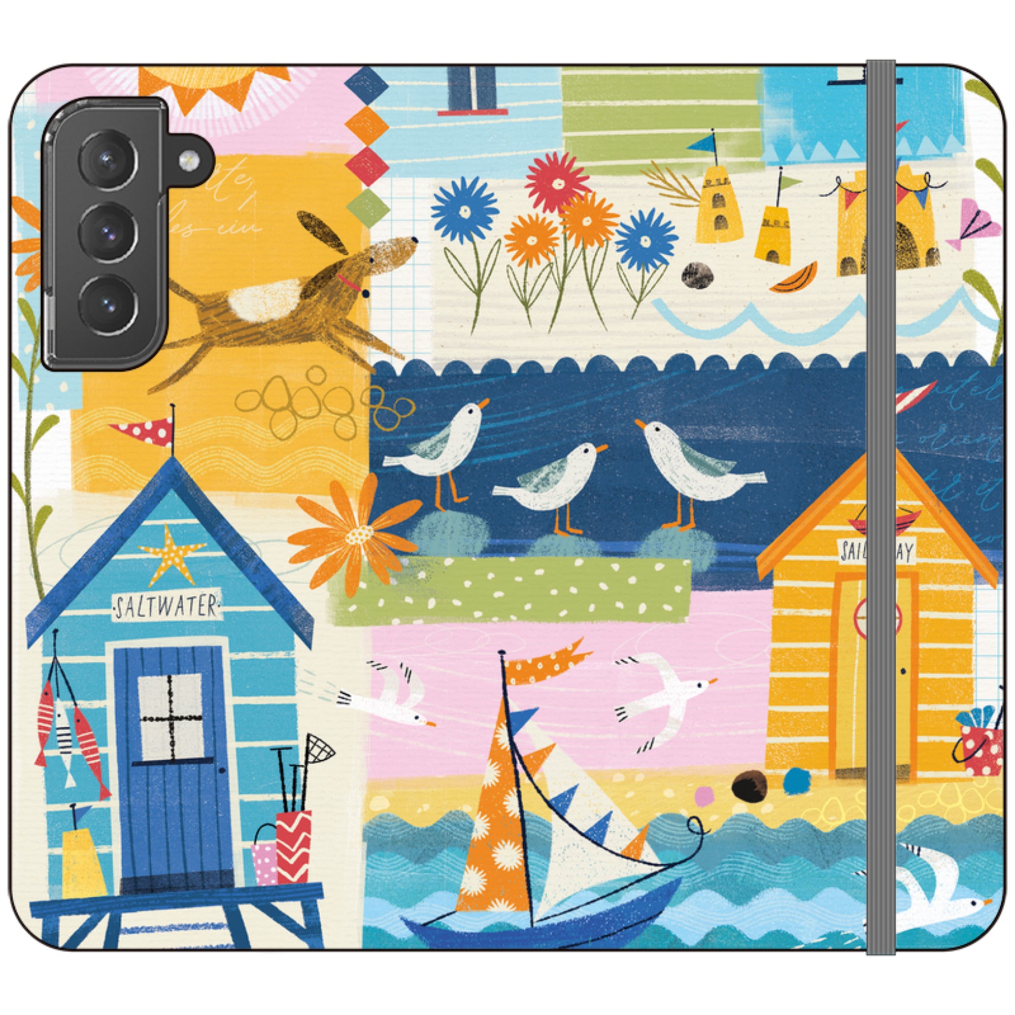 Sunny Days Wallet Case By Ali Brookes