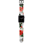 Floral Newsprint Apple Watch Strap