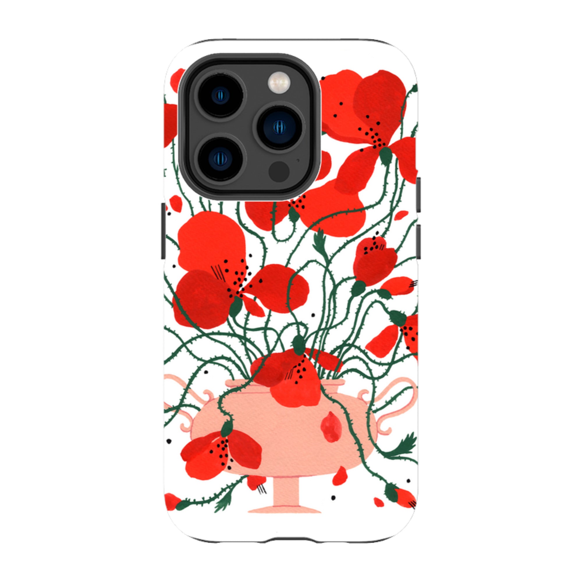 iPhone MagSafe Tough Case -  Poppies By Madalina Andronic