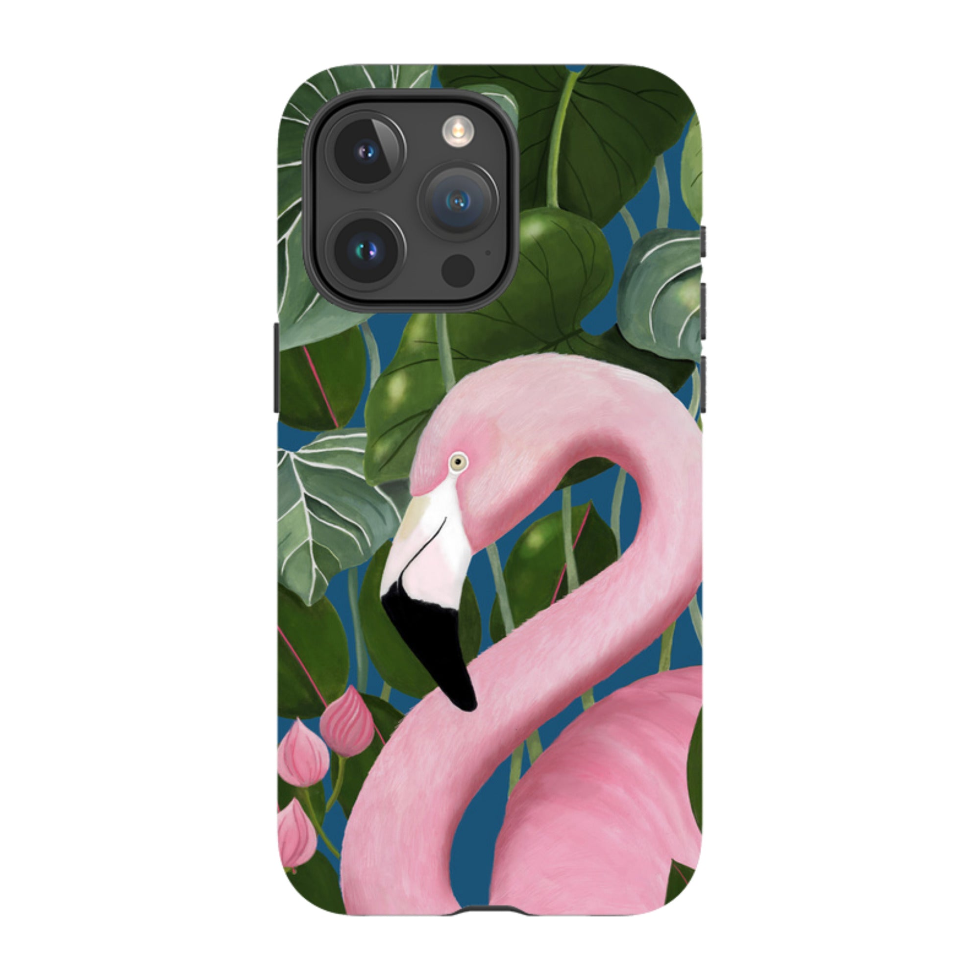 iPhone Tough Case - Flamingo By Bex Parkin