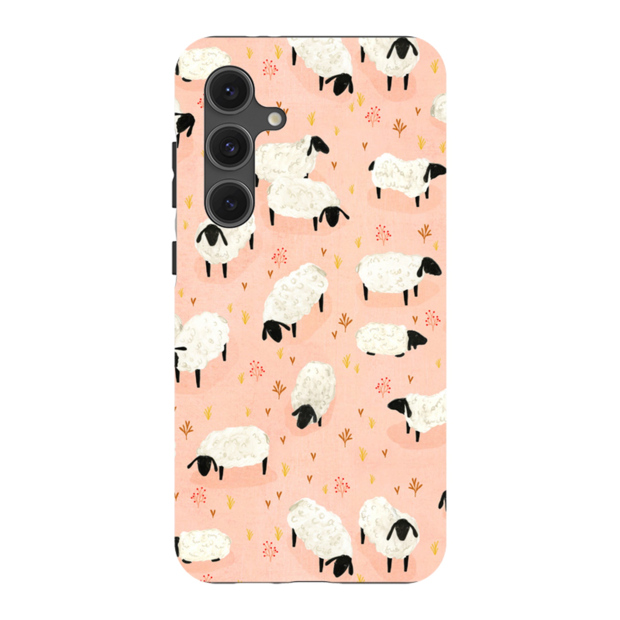 Samsung Tough Case - Sheep Pink By Katherine Quinn