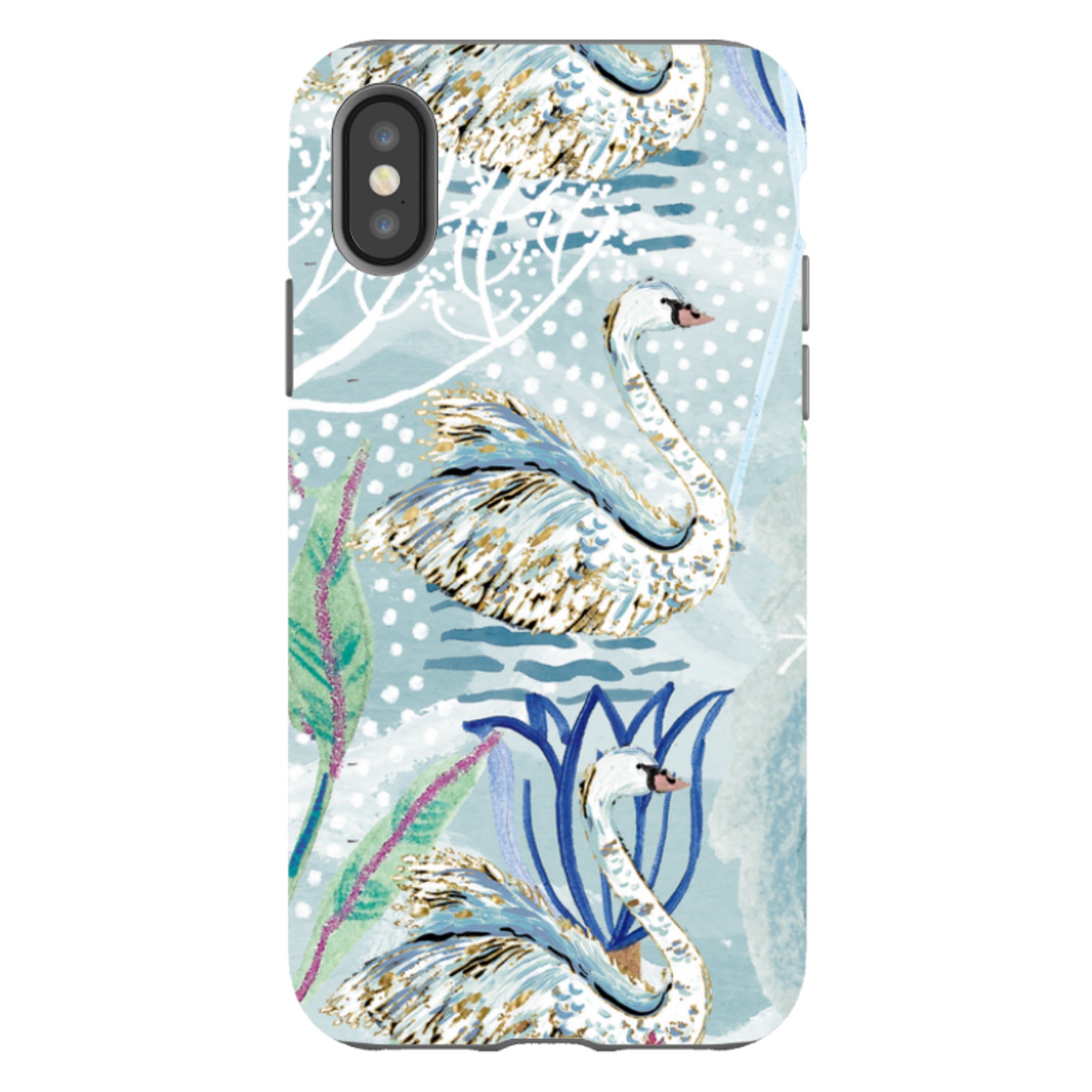 iPhone Tough Case - Seven Swans III By Emma Frances Grant