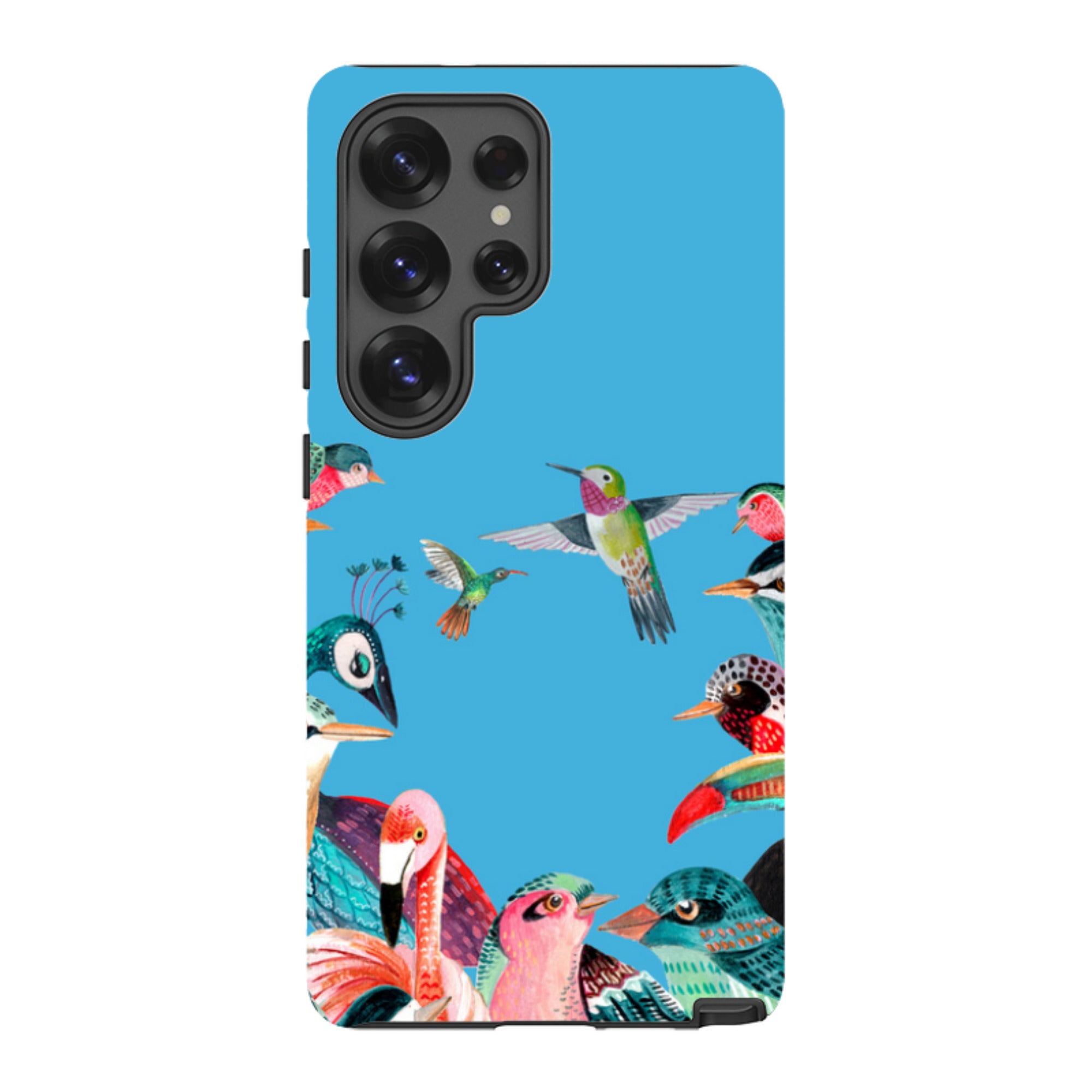 Samsung Tough Case - Blue Birds By Caroline Bonne Muller