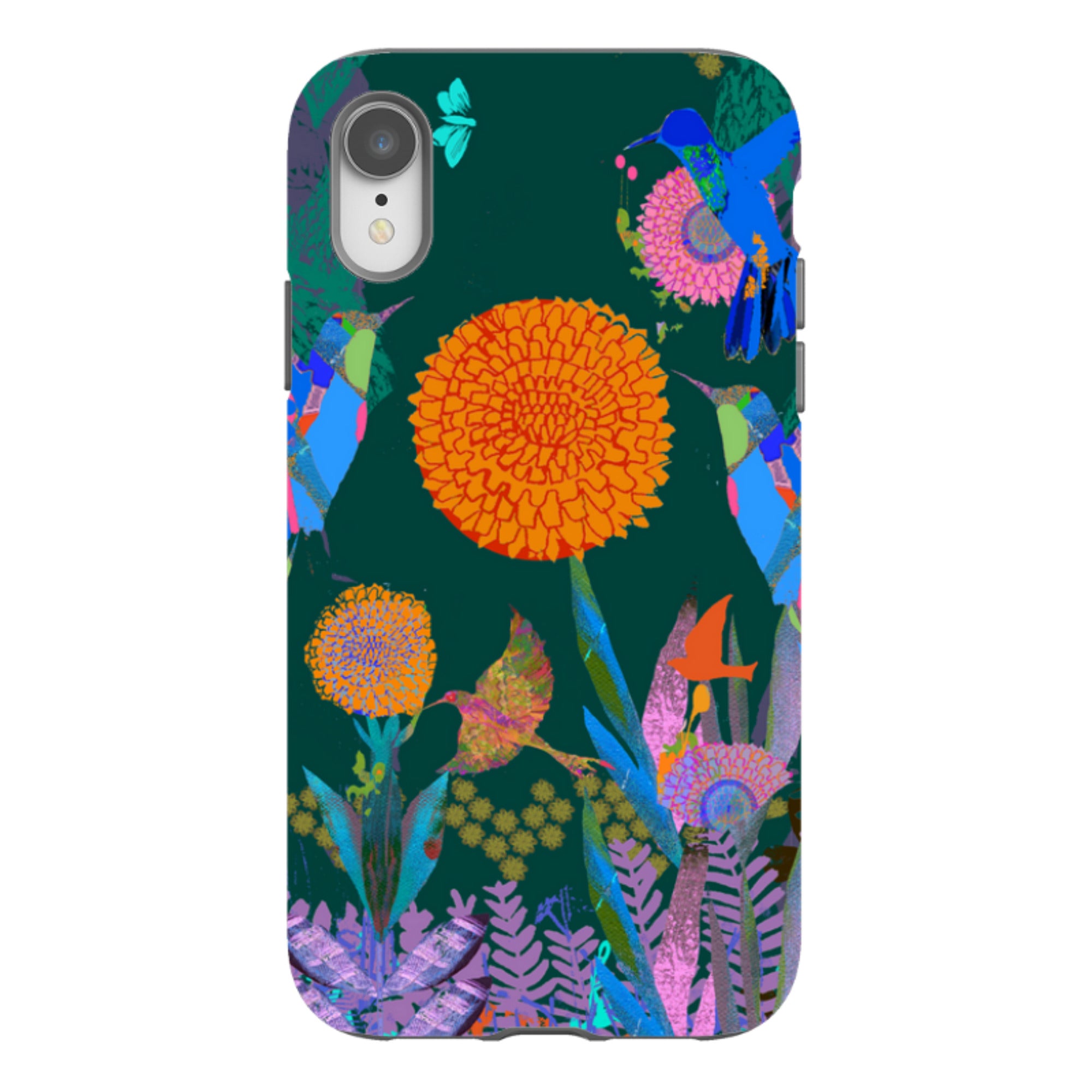 iPhone Tough Case - Hummingbird Forest By Tiffany Lynch