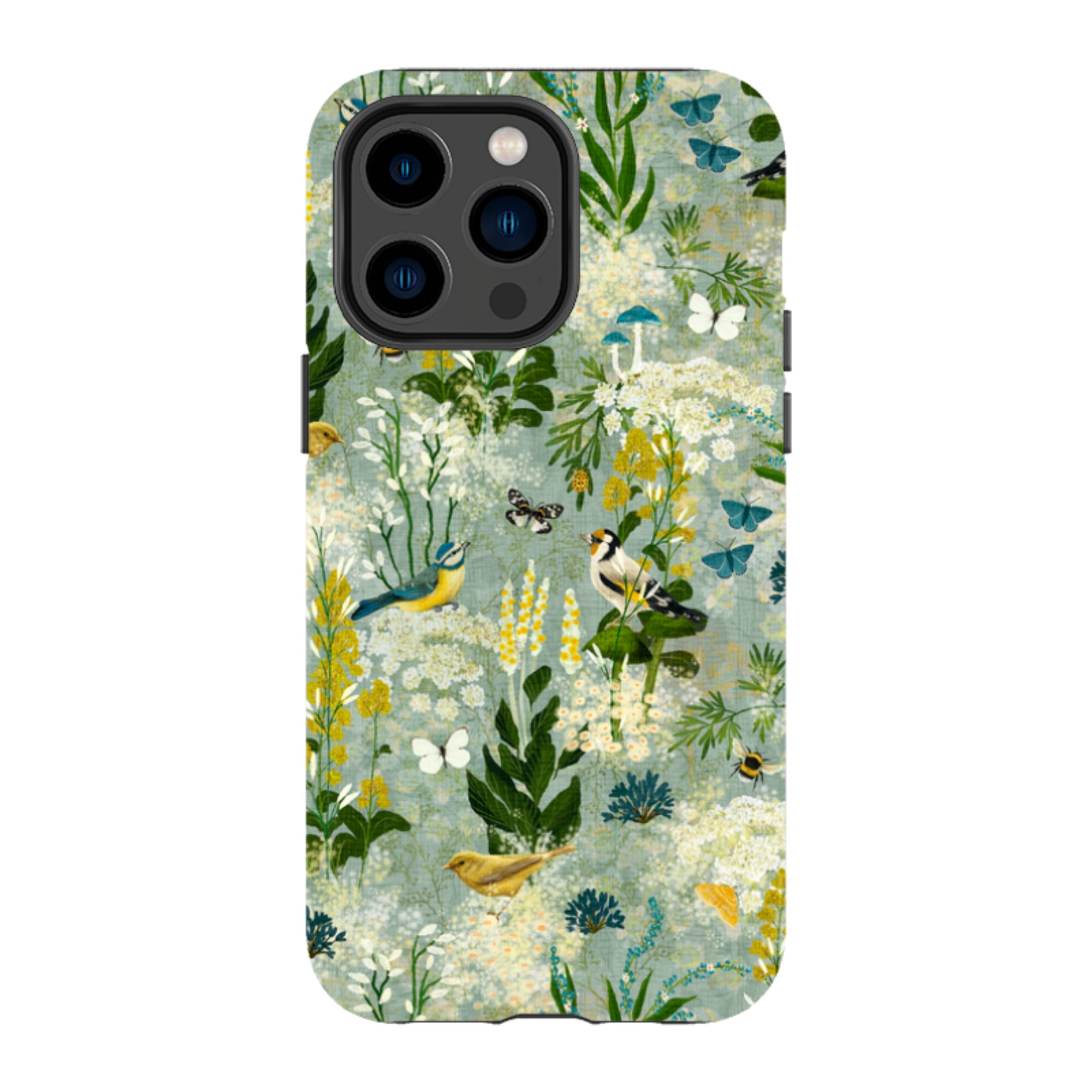 iPhone Tough Case - Song Bird Garden By Katherine Quinn