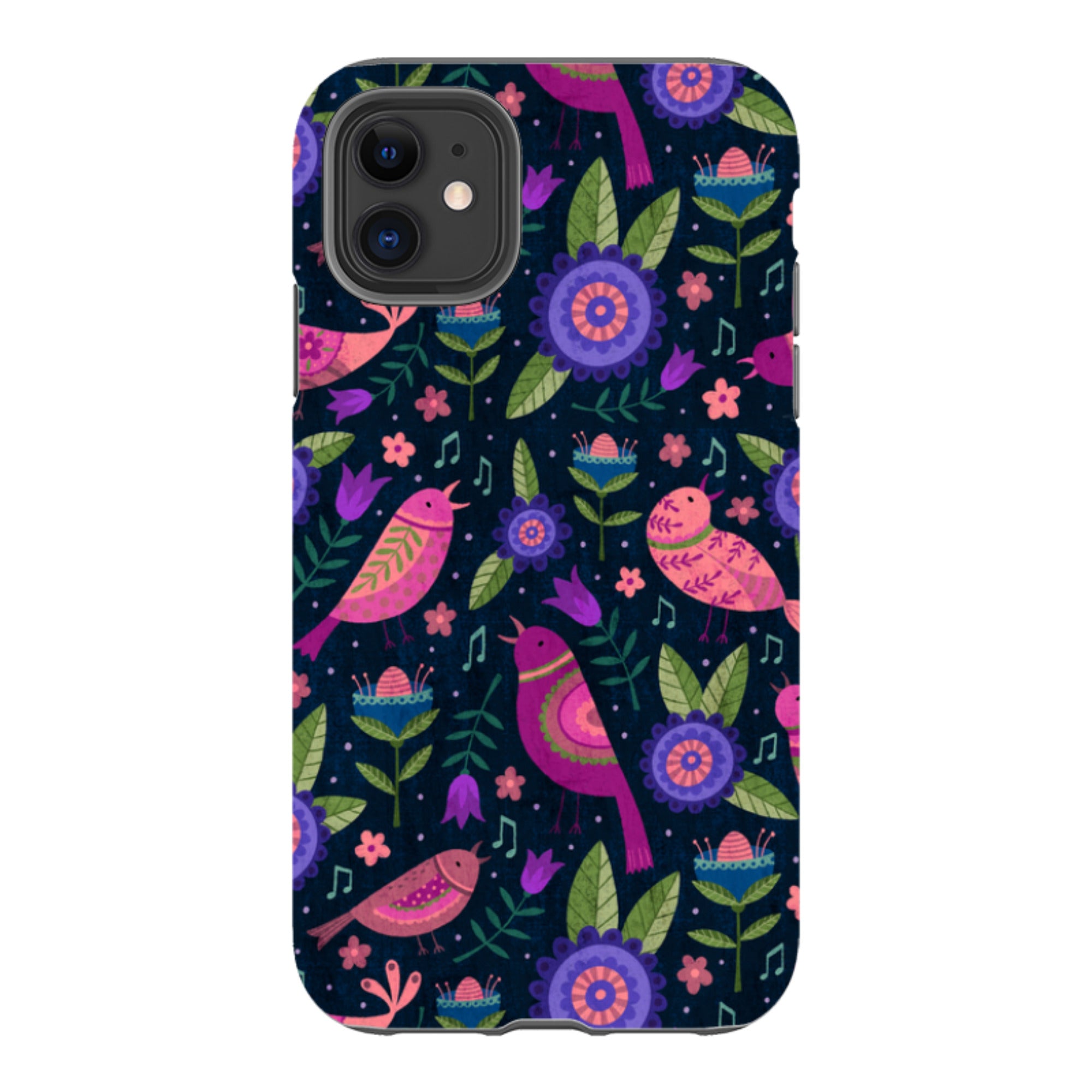 iPhone Tough Case - Bird Pattern VI By Suzy Taylor