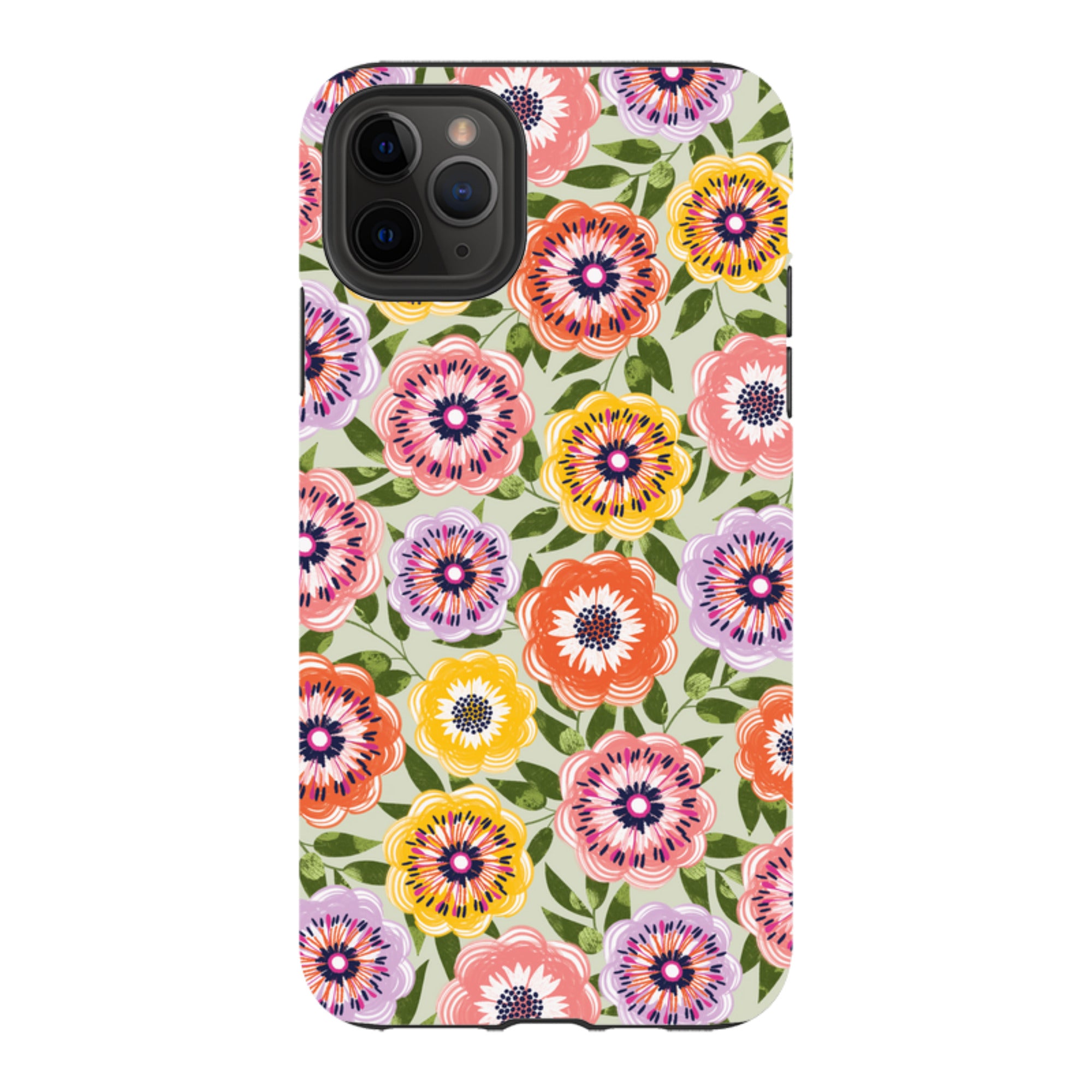 iPhone Tough Case - Bright Blooms II By Ali Brookes
