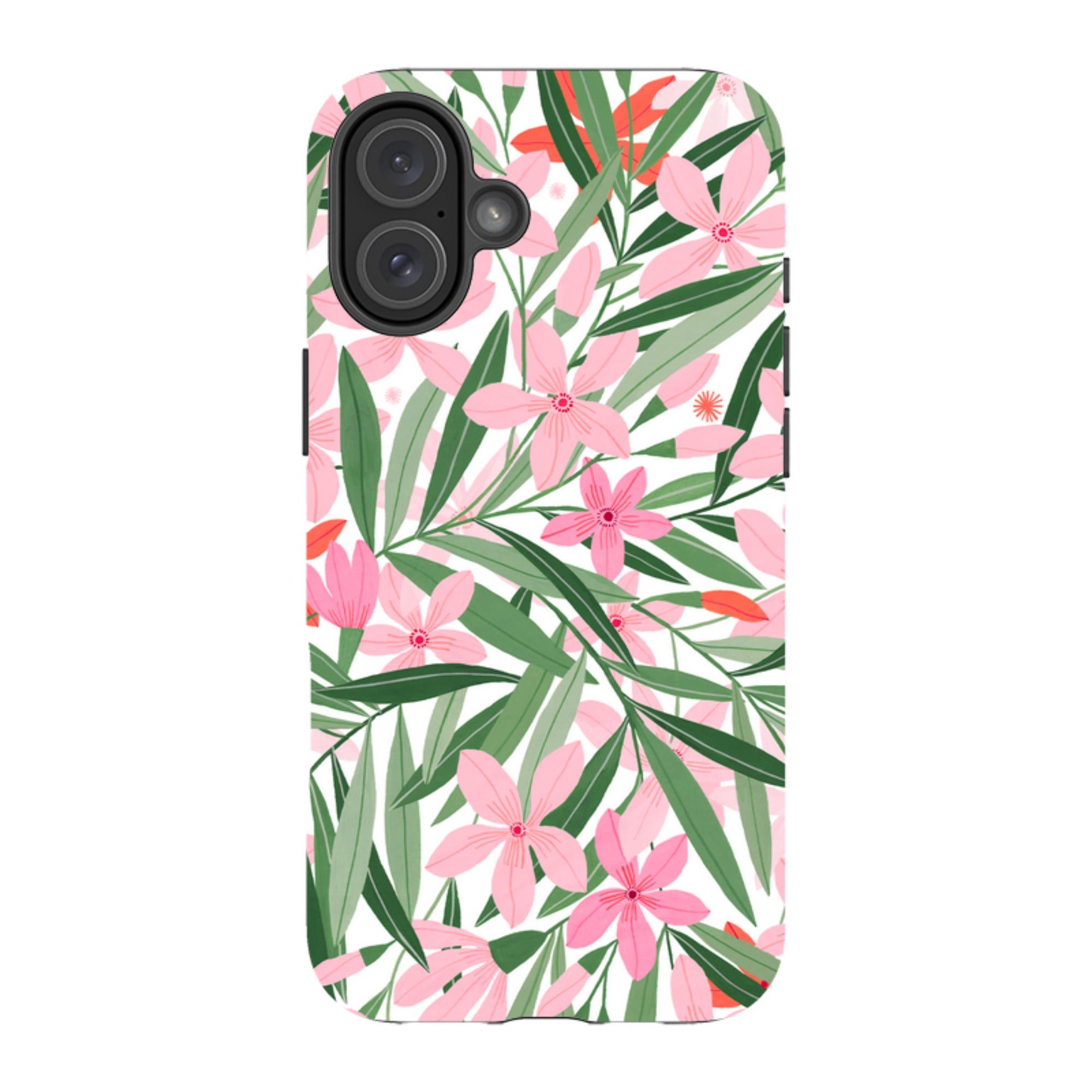 iPhone Tough Case - Oleandro Pattern By Madalina Andronic