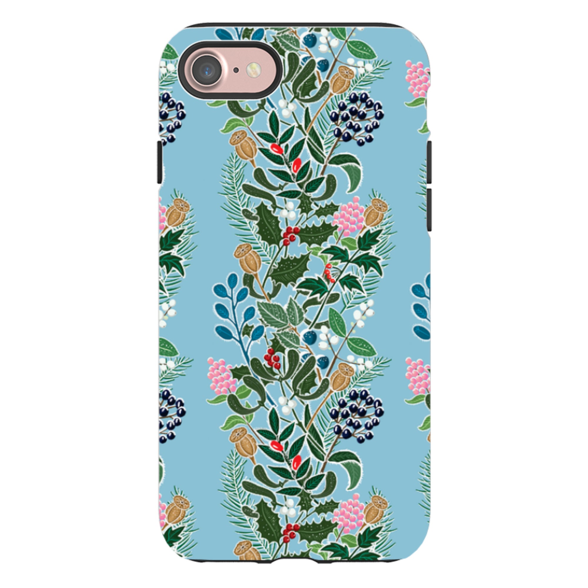 iPhone Tough Case - Winter Hedge-2 By kate Heiss