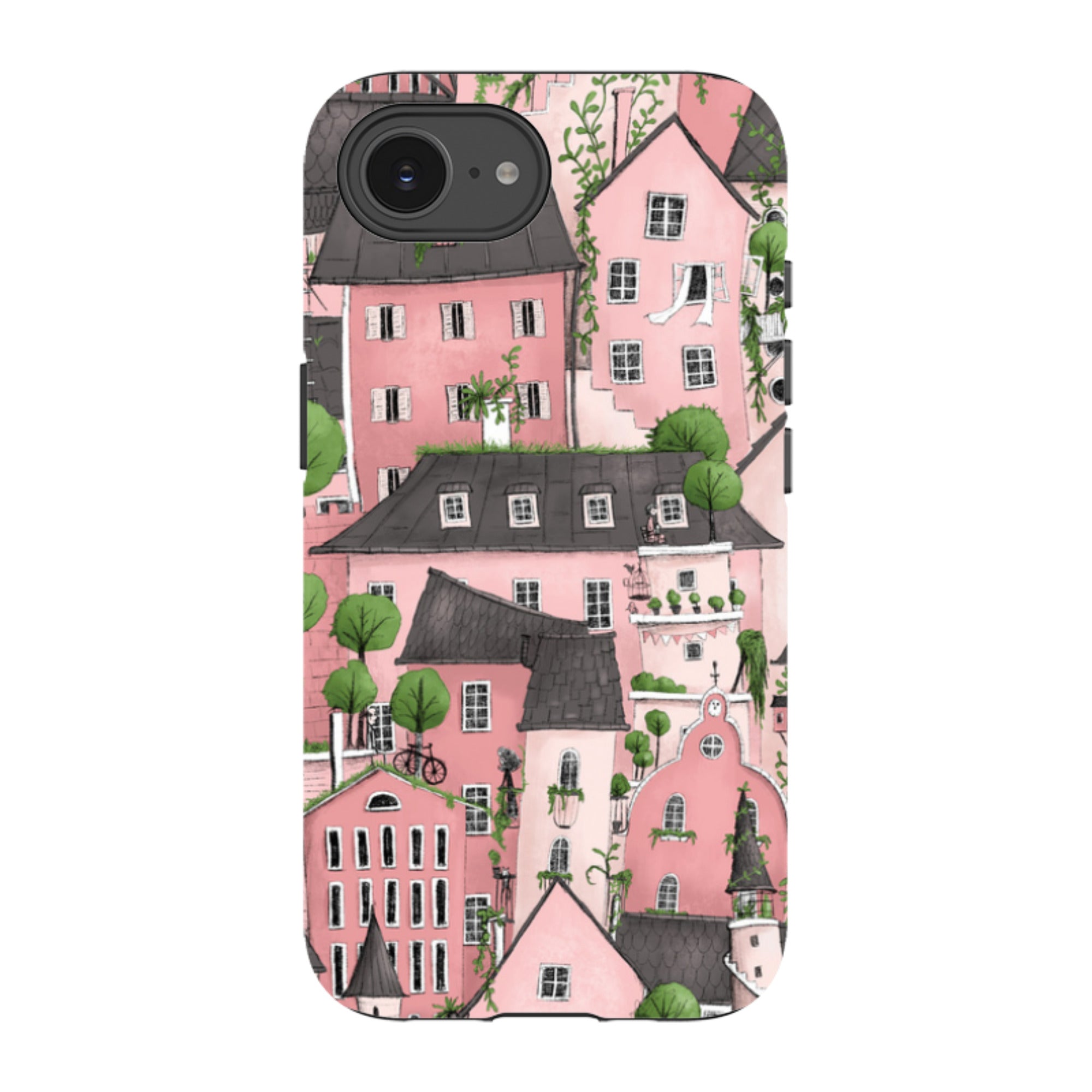 iPhone Tough Case - Pink City By Maja Lindberg