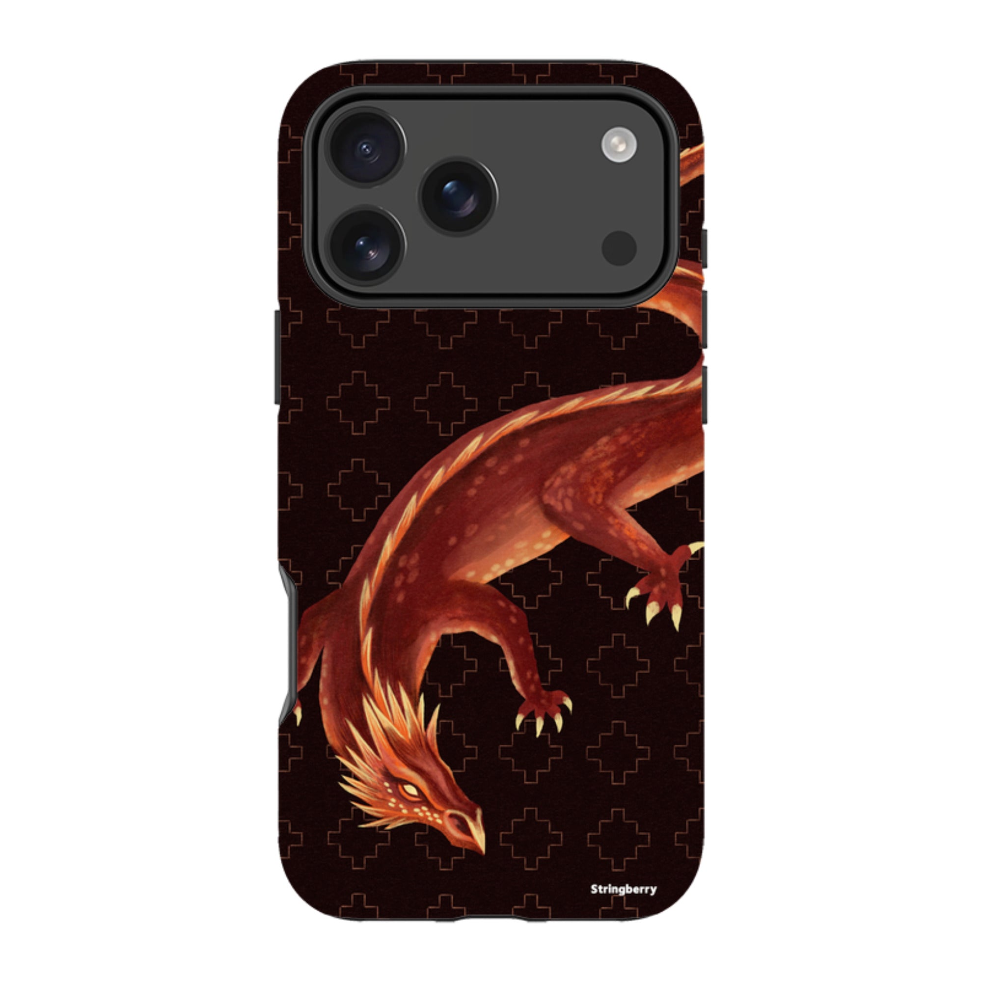 iPhone Tough Case - Beowulf Dragon By Anna Stead