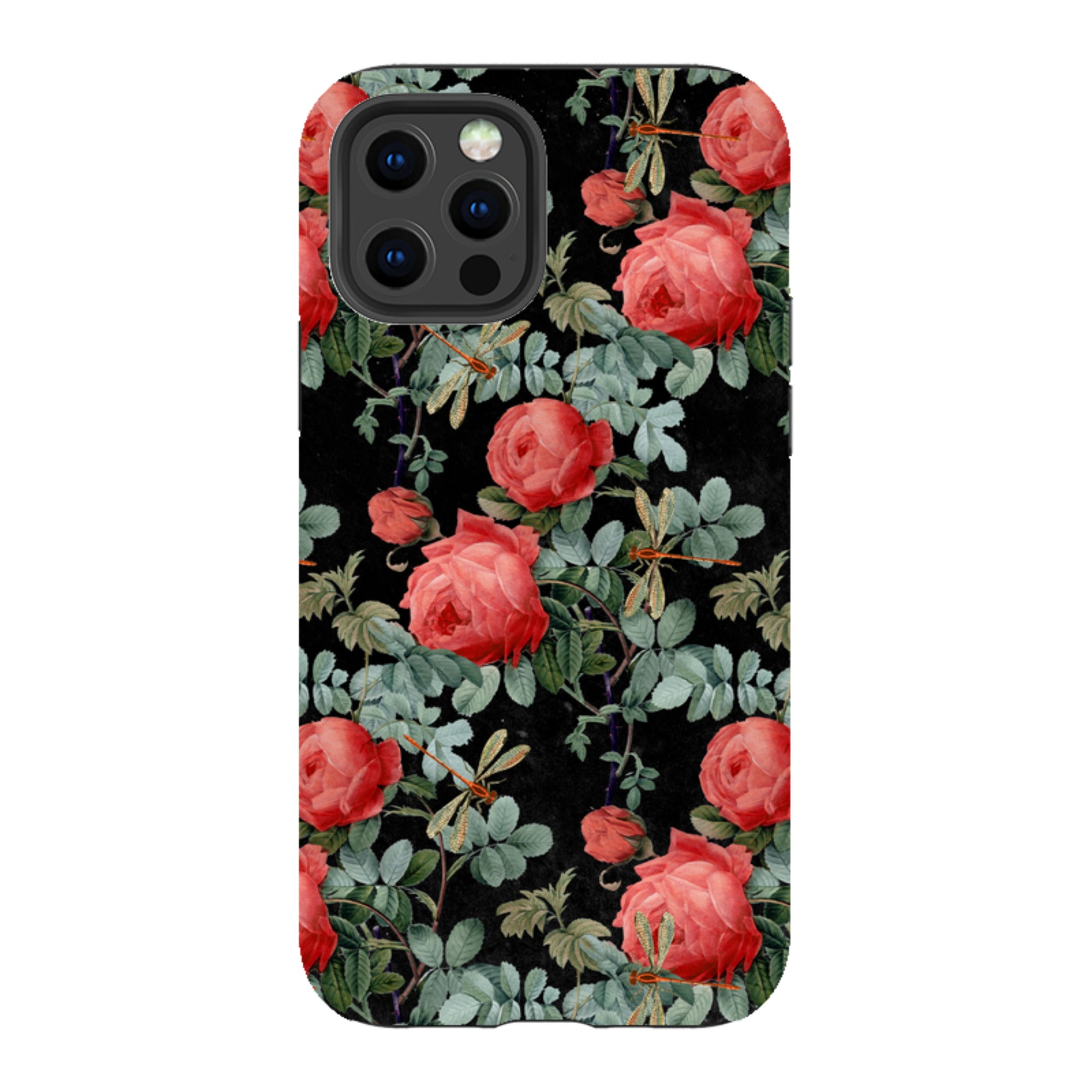 iPhone Tough Case - Dragons And Roses
