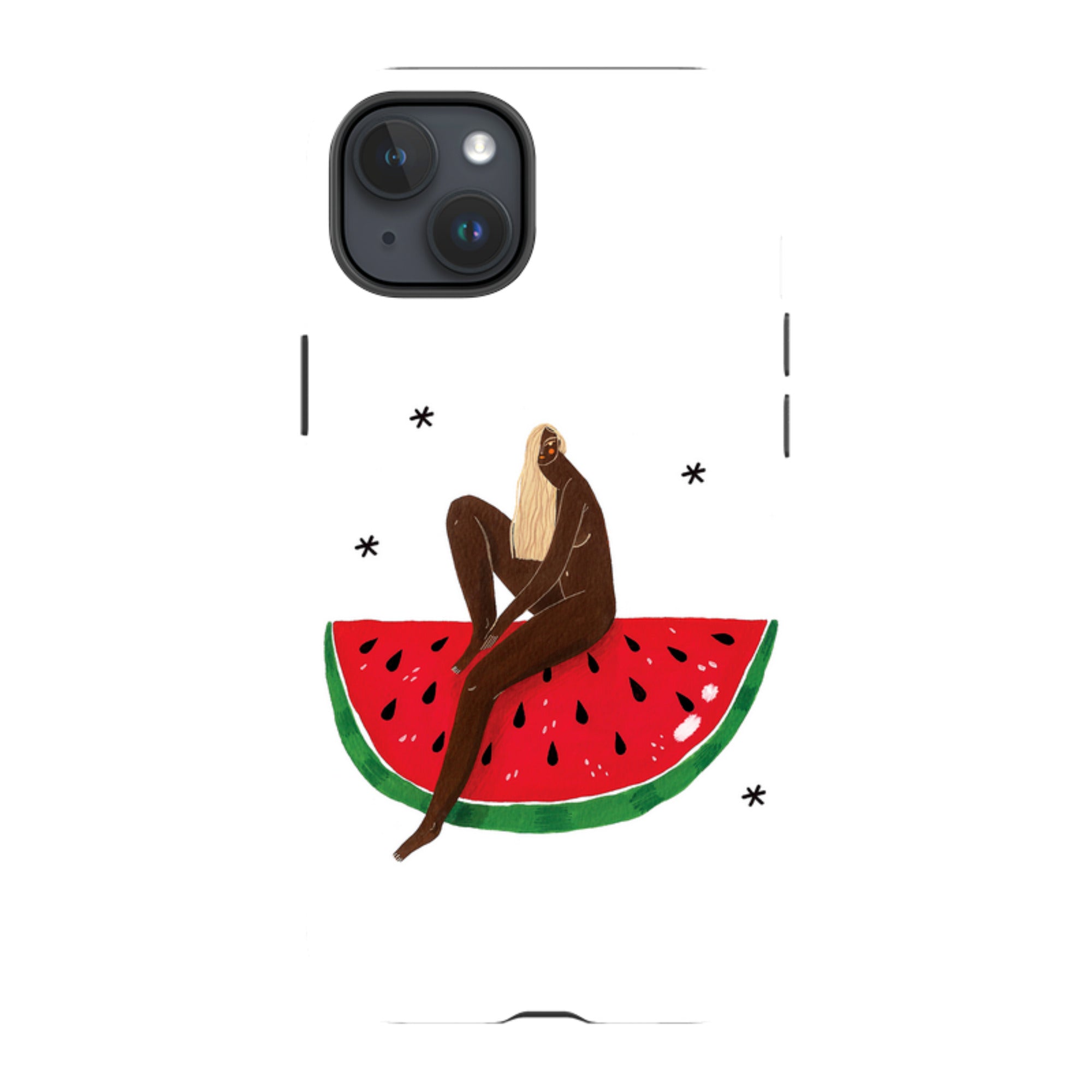 iPhone Tough Case - Watermelon Girl By Madalina Andronic