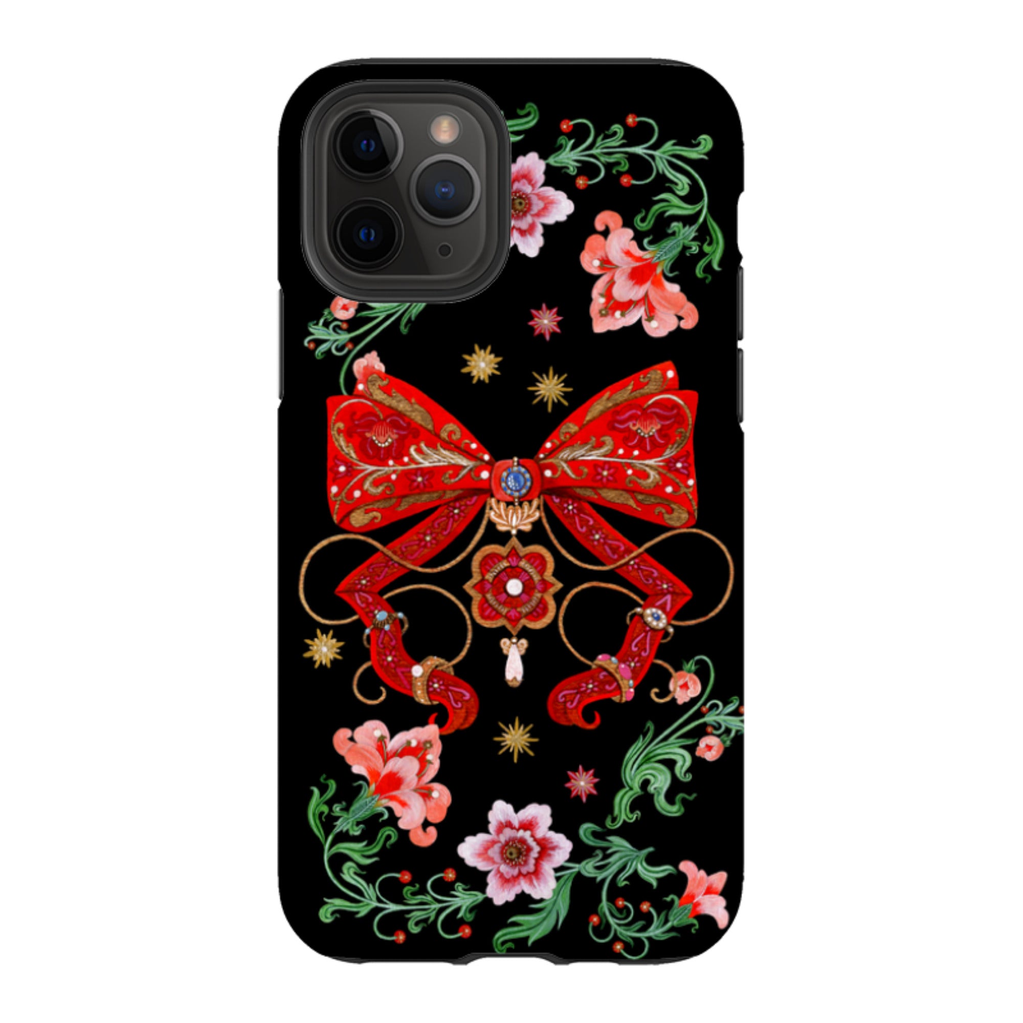 iPhone Tough  Case - Five Gold Ring By Maria Matos