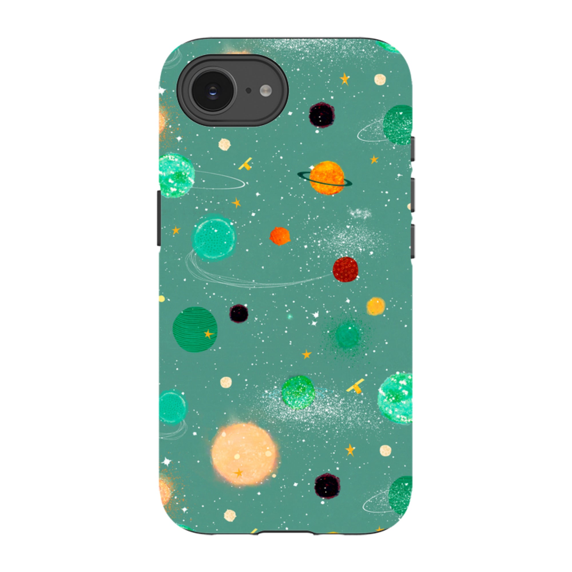 iPhone Tough Case - Far Far Away Green By Katherine Quinn