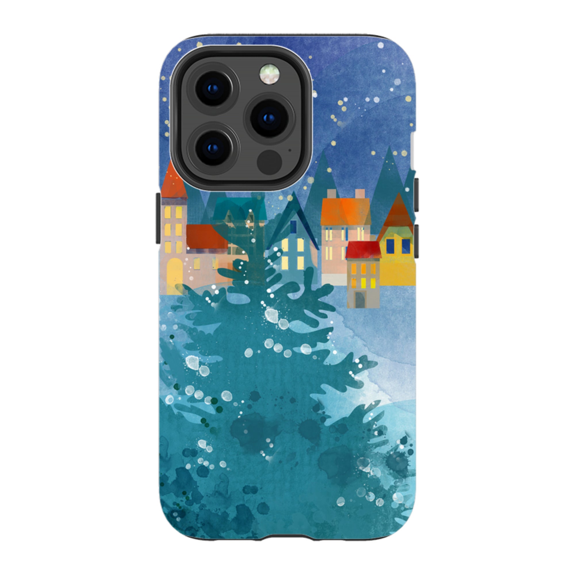 iPhone Tough Case - Winter Town