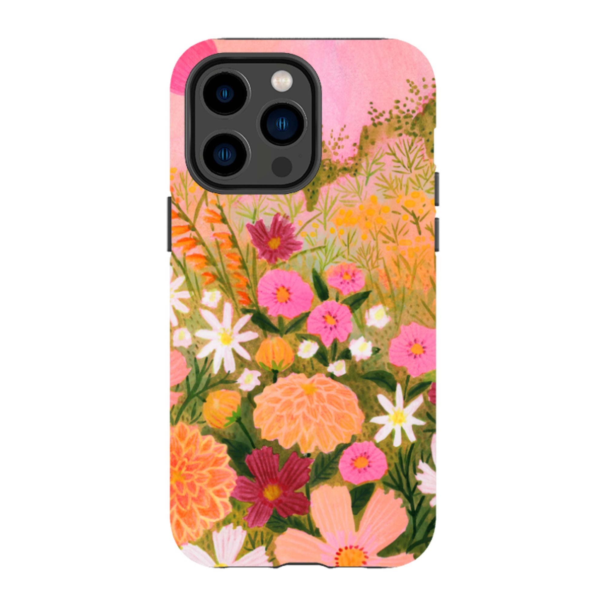 iPhone Tough Case - Flower Farm Sunset By Lee Foster Wilson
