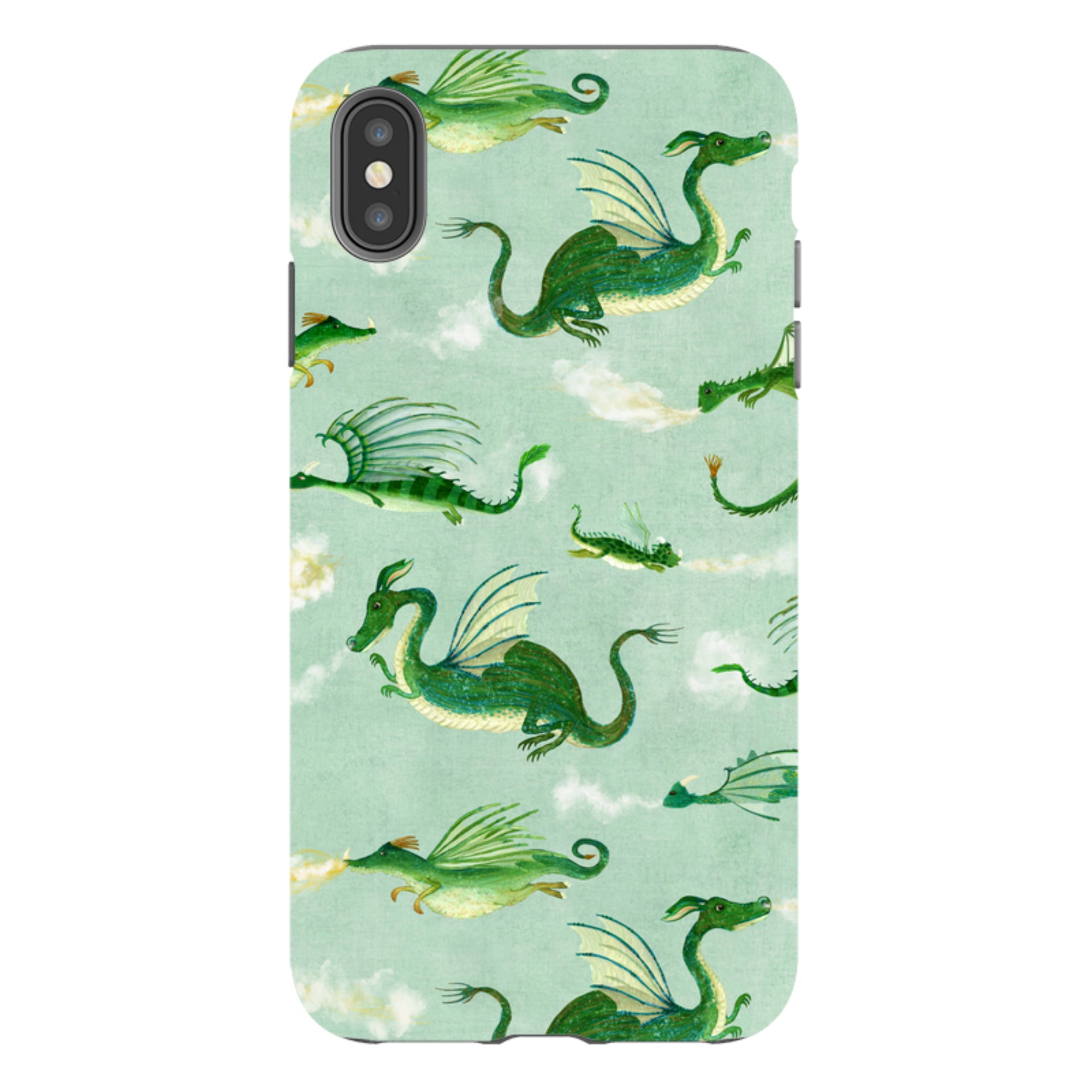iPhone Tough Case - Dragons By Katherine Quinn