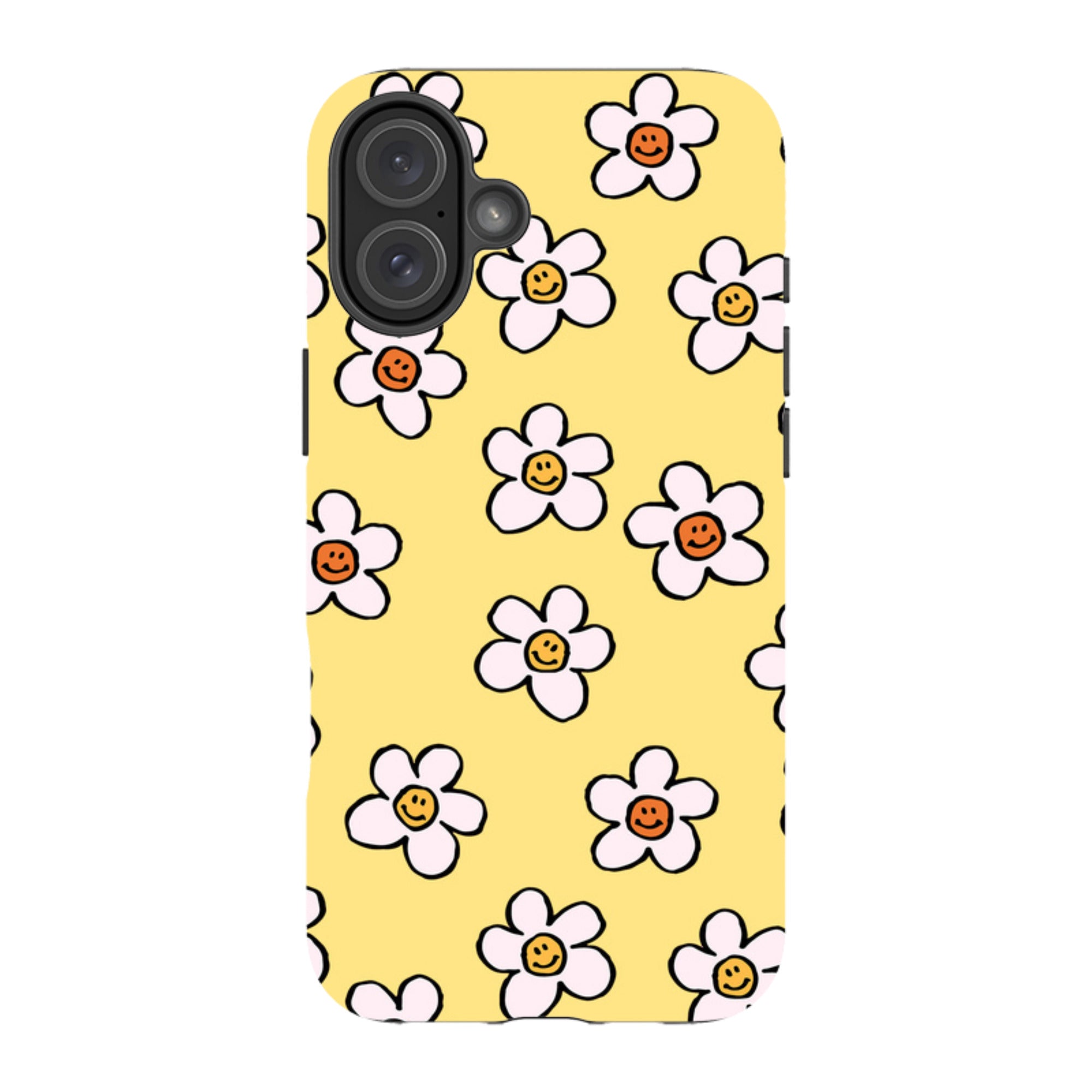 iPhone Tough Case - Smiley Mellow Yellow