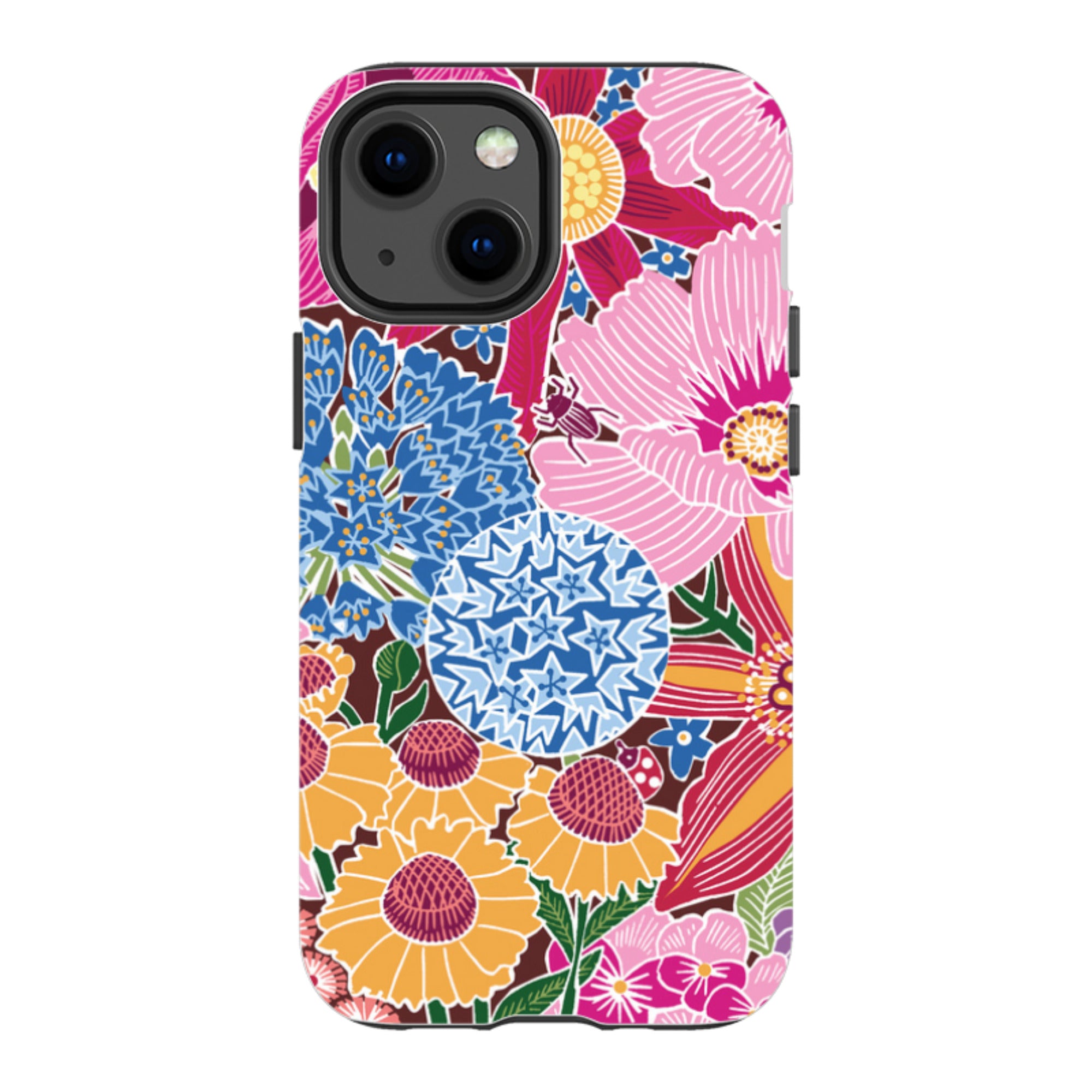 iPhone Tough Case - Jigsaw Floral 2 By Kate Heiss