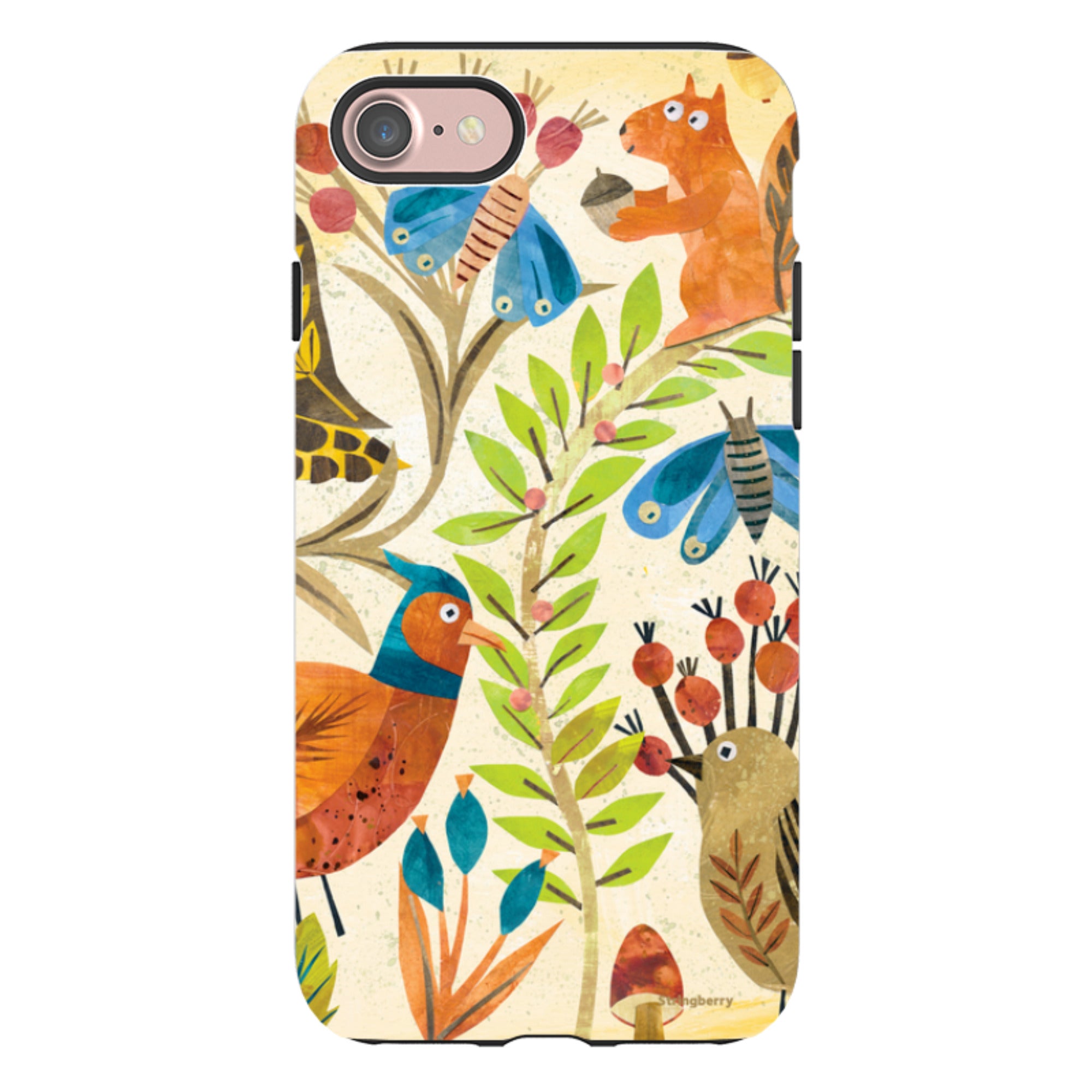 iPhone Tough Case - Woodland Friends By Tracey English