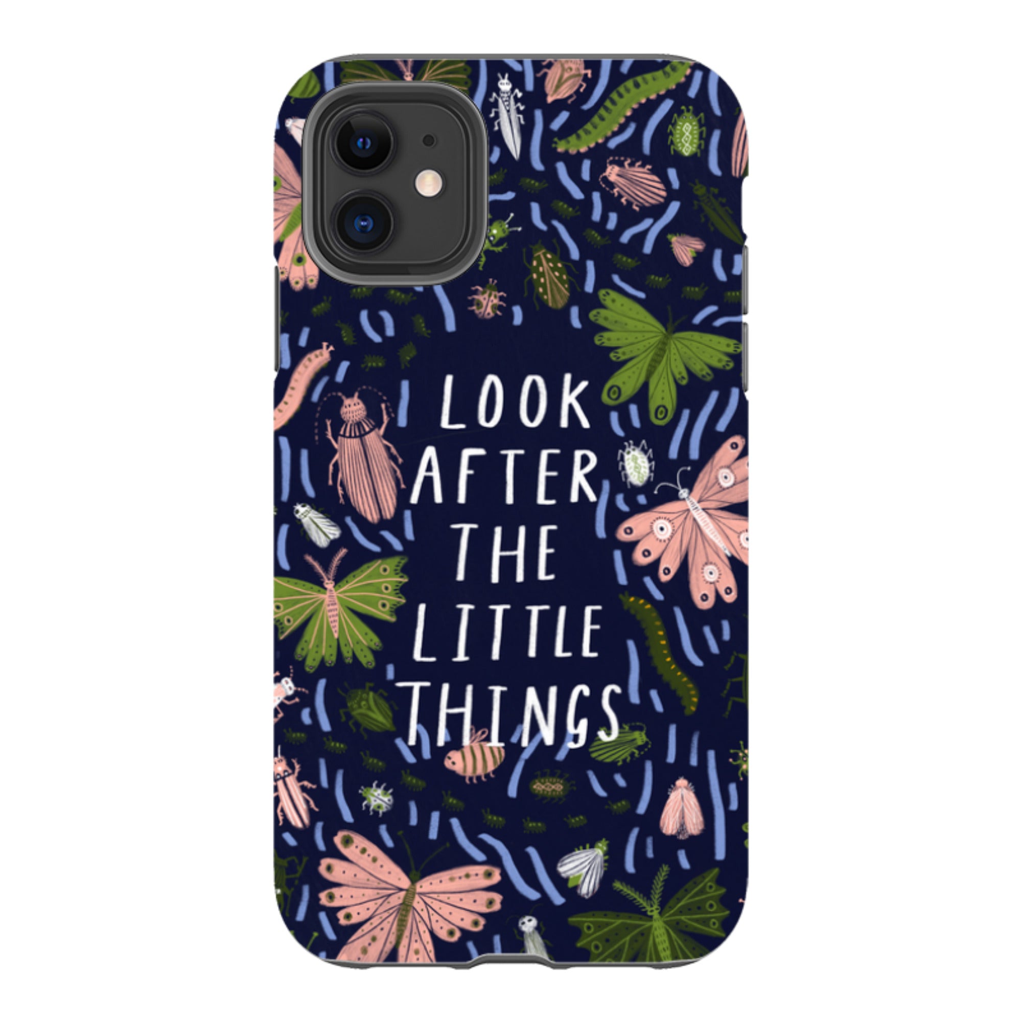 iPhone Tough Case - Little Things Blue By Lee Foster Wilson