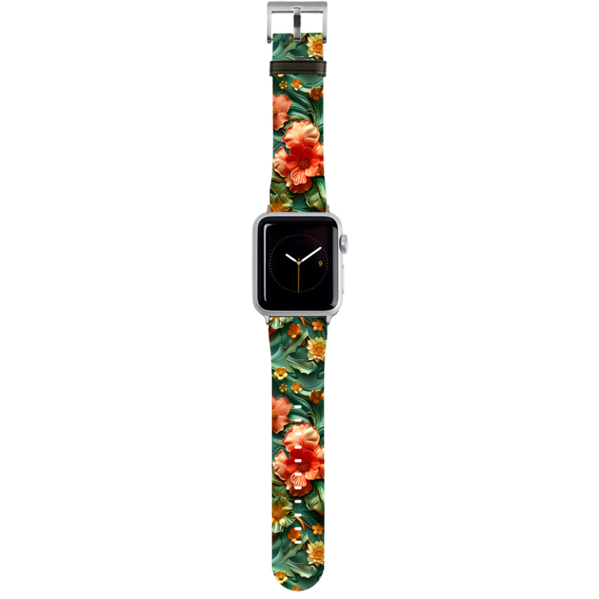 Jade Floral Apple Watch Strap