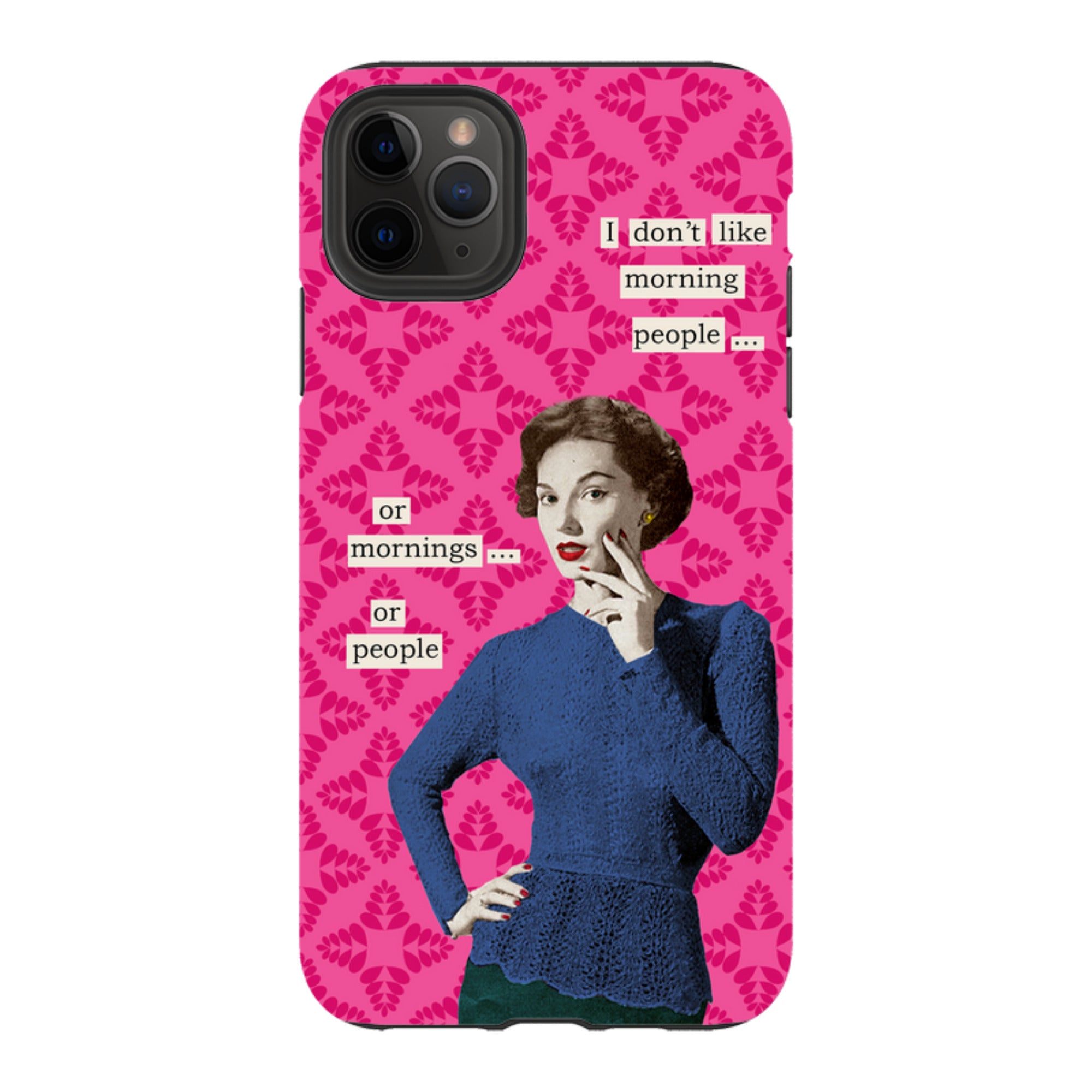 iPhone Tough Case - Morning Person By Clare Jordan