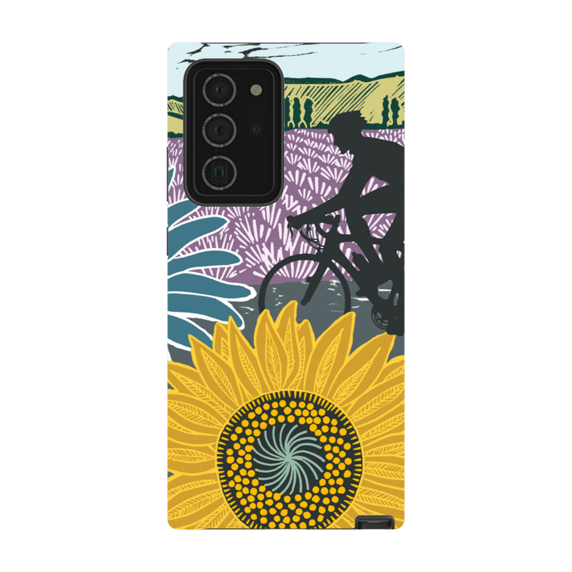 Samsung Tough Case - Bike and Sunflowers By Kate Heiss
