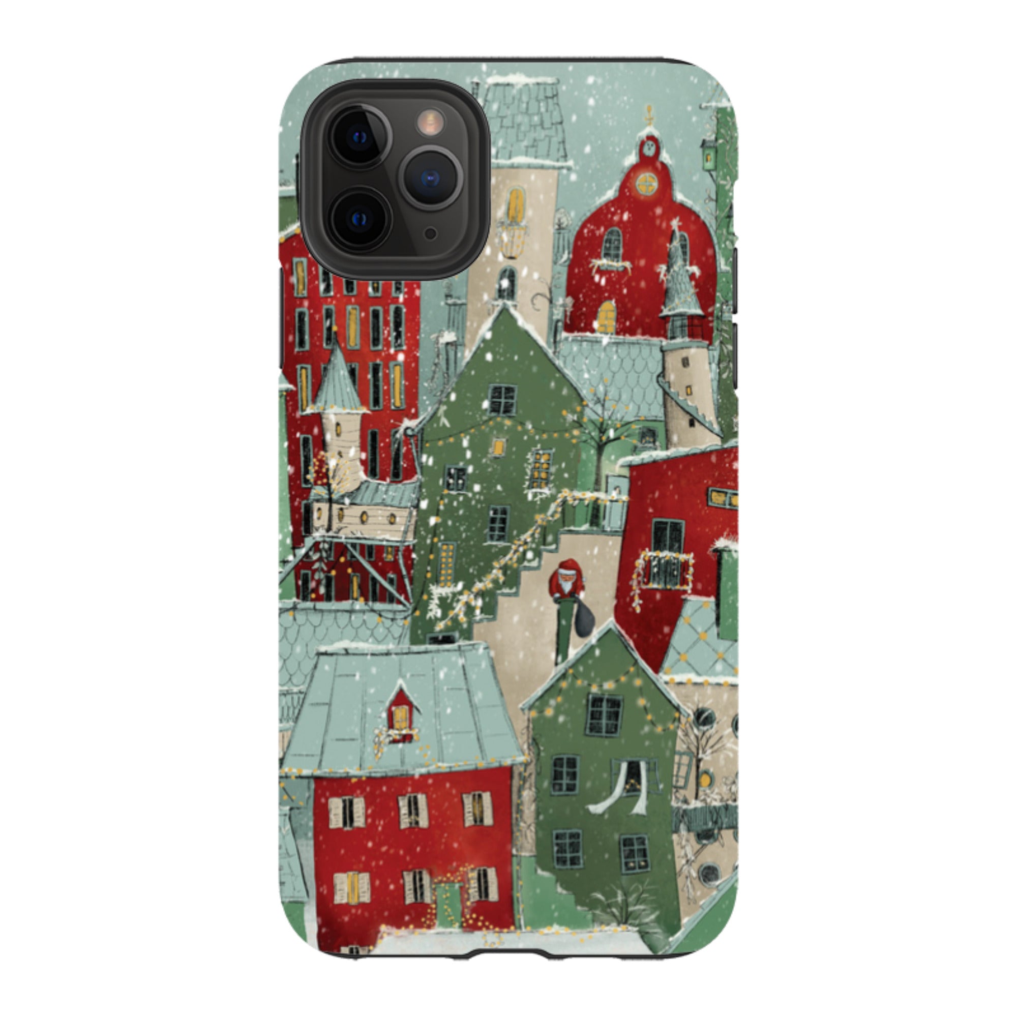iPhone Tough Case - Citywinkles Red By Maja Lindberg
