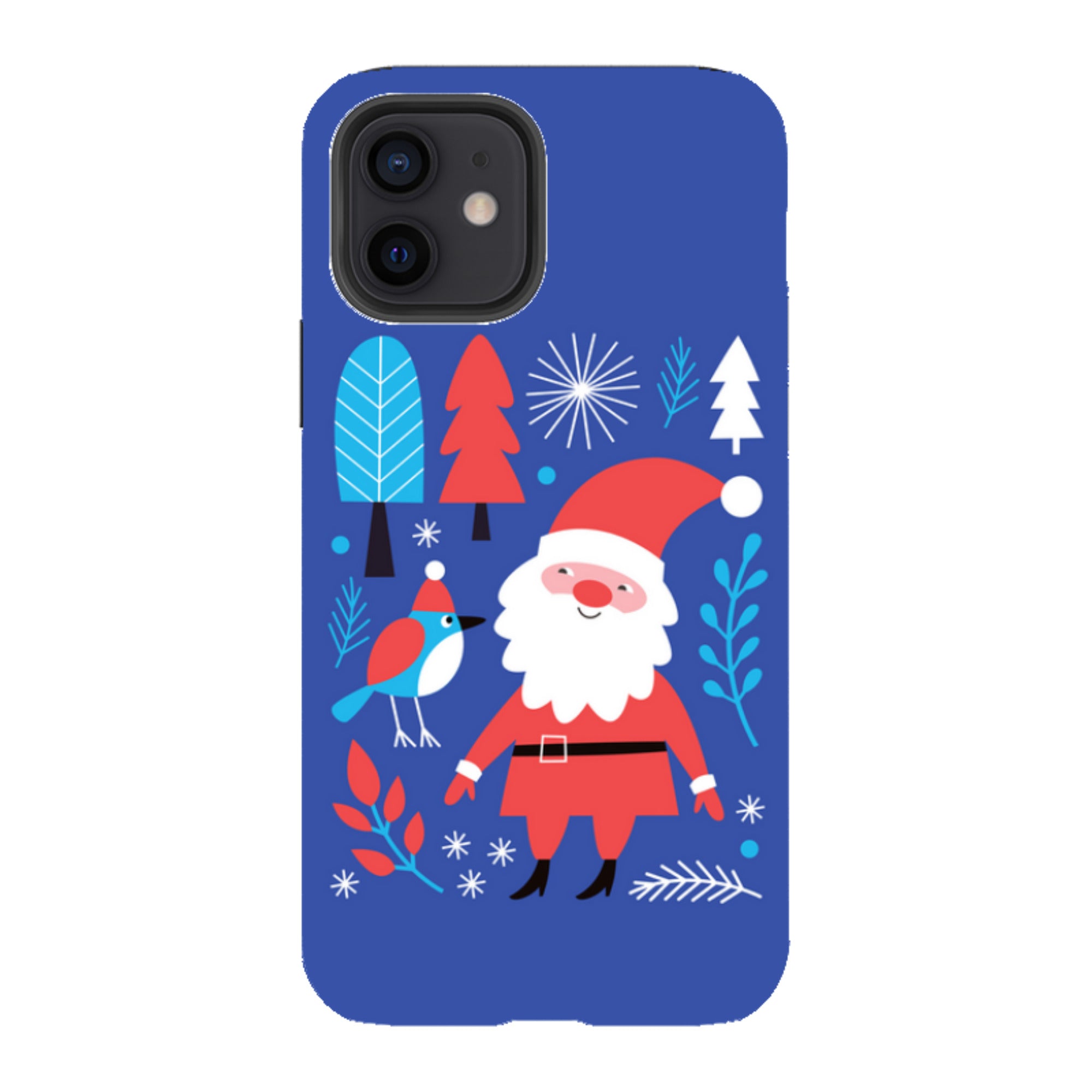 iPhone Tough Case - Santa And Bird