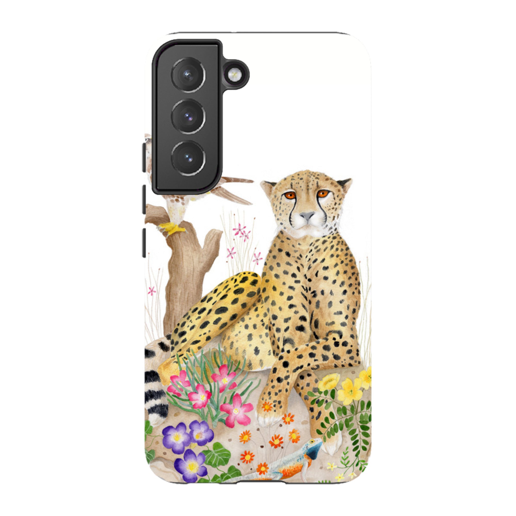 Samsung Tough Case - Botswana Cheetah By Bex Parkin
