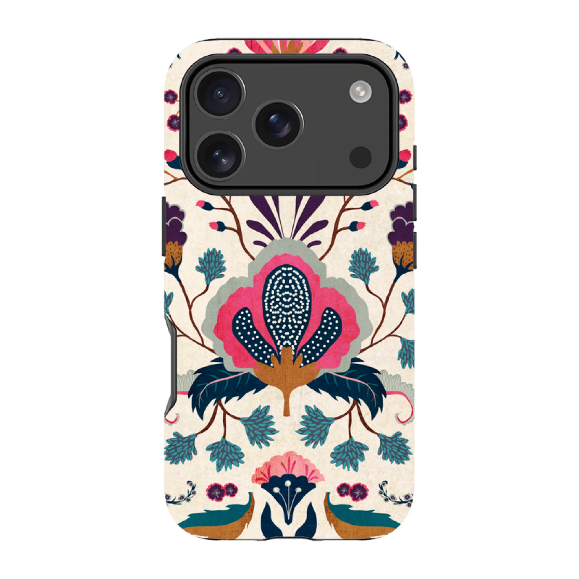 iPhone Tough Case - Folk Floral By Katherine Quinn