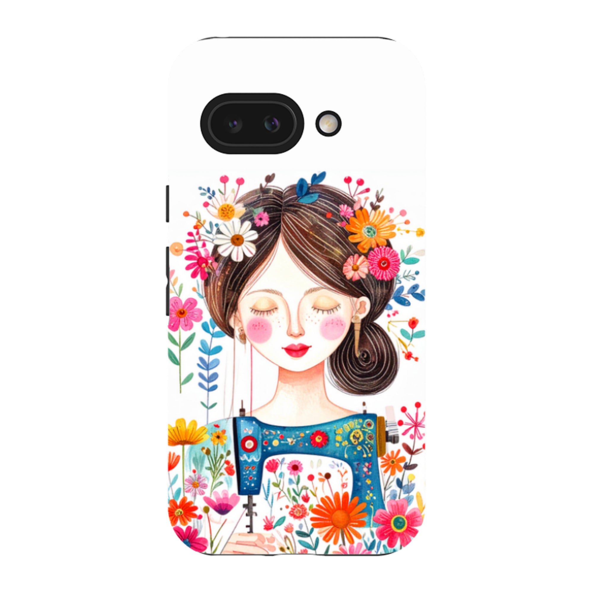 Google Tough Case - Floral Sewing Lady