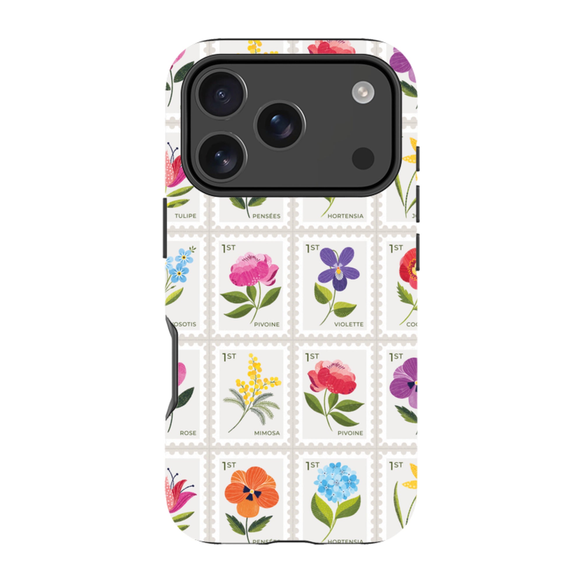 iPhone Tough Case - Floral Postage Stamps By Ali Brookes