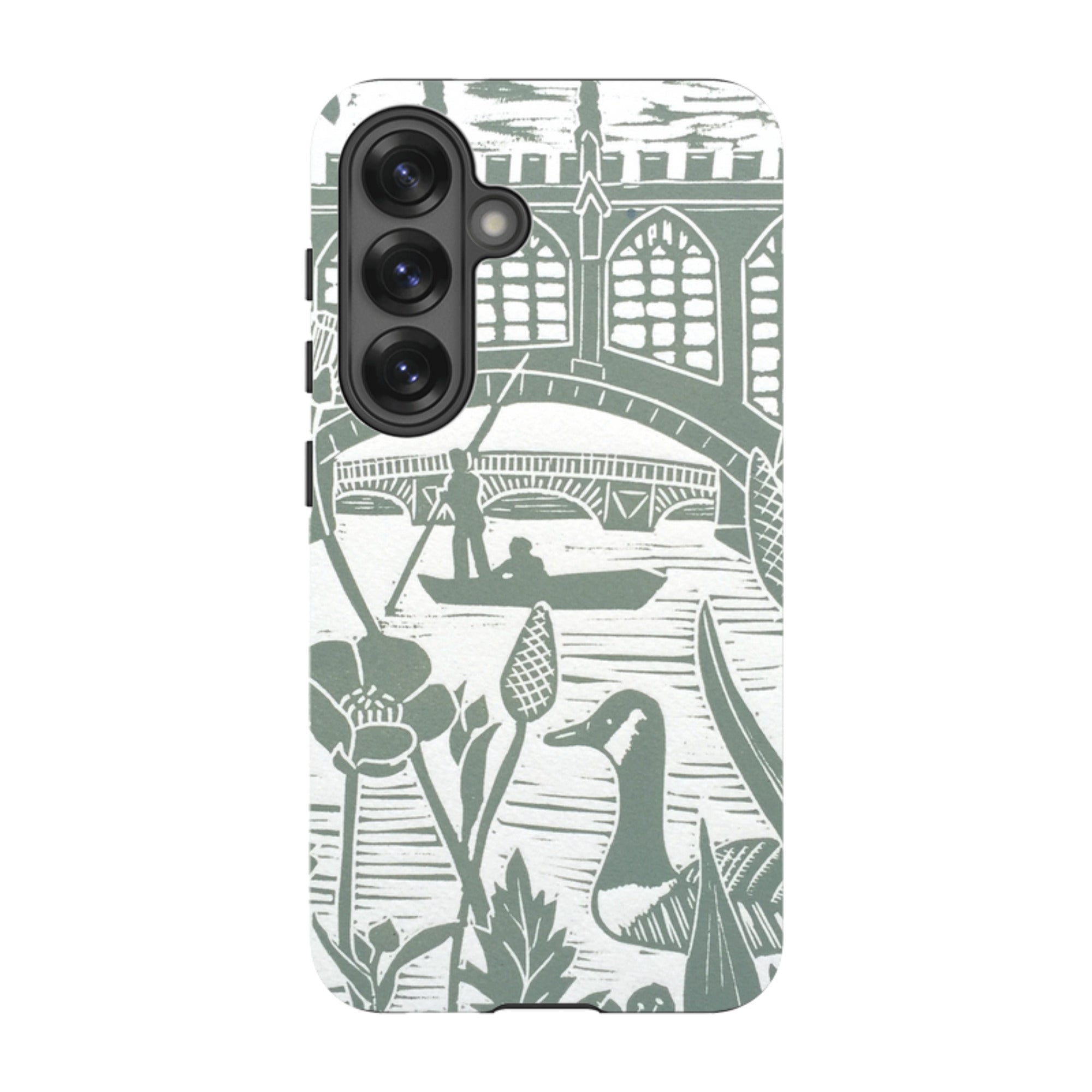 Samsung Tough Case - Punting At Cambridge By Kate Heiss