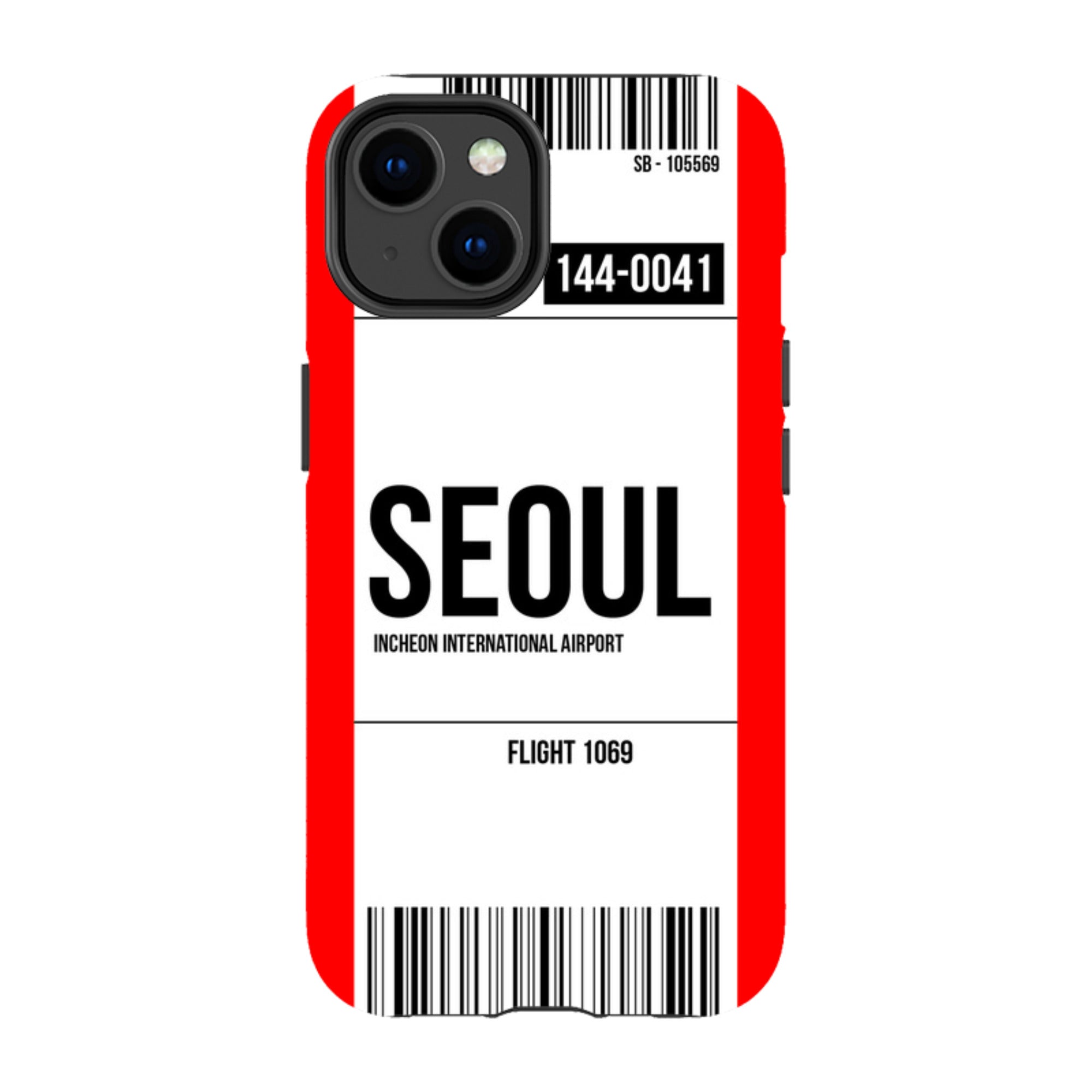 iPhone Tough Case - Seoul Red