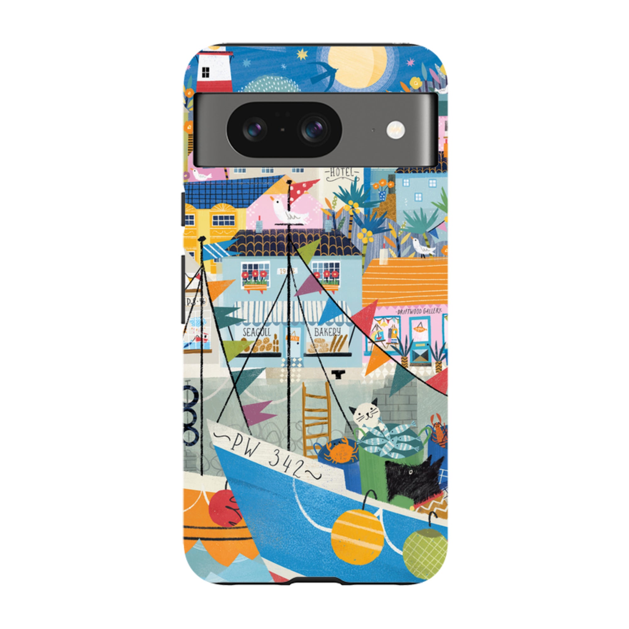 Google Tough Case - Night Harbour 1 By Ali Brookes