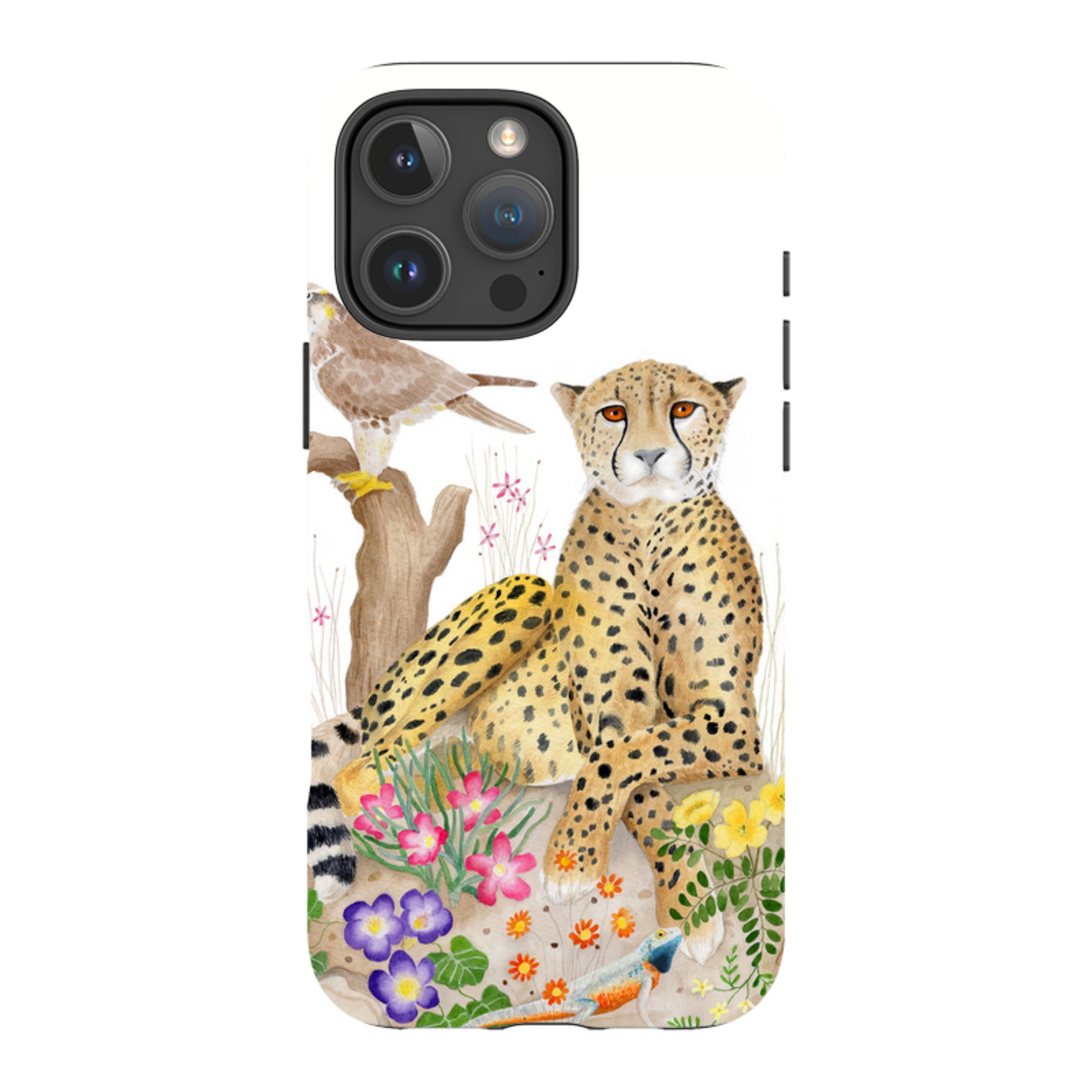 iPhone Tough Case - Botswana Cheetah By Bex Parkin