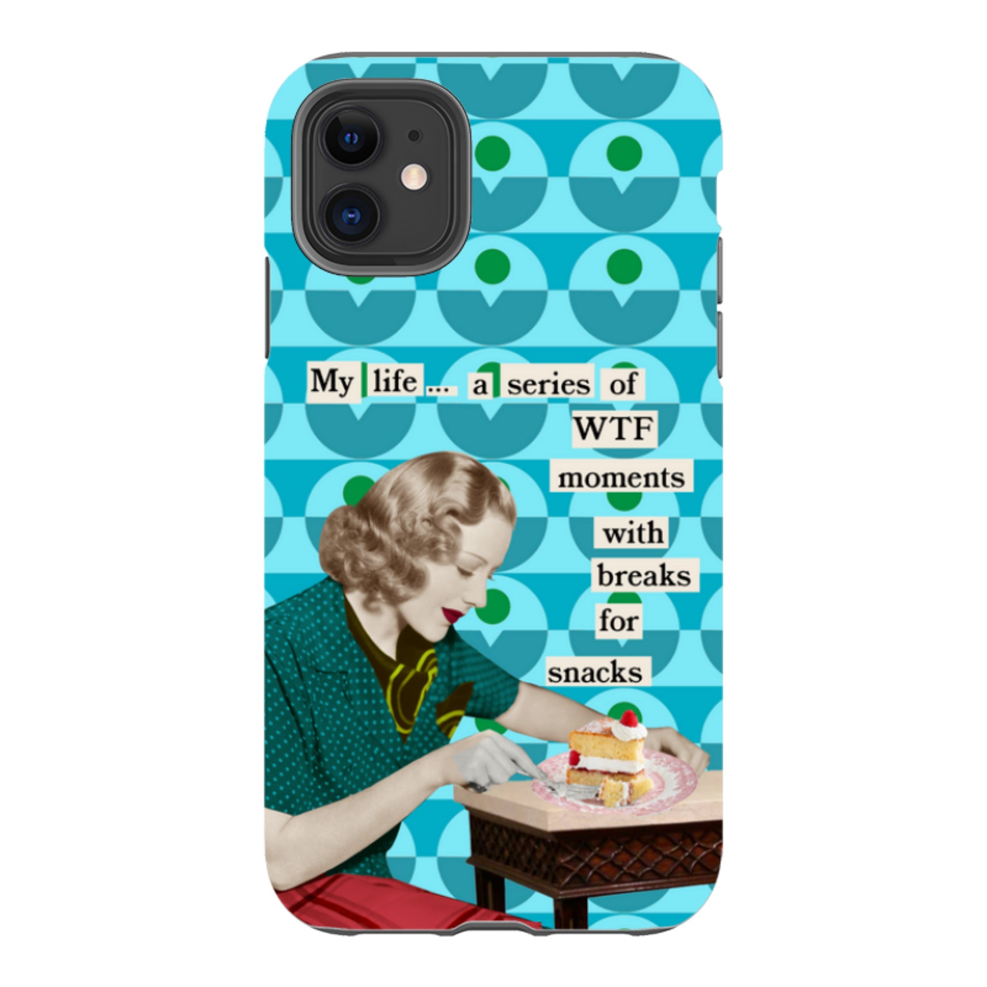 iPhone Tough Case - WTF By Clare Jordan