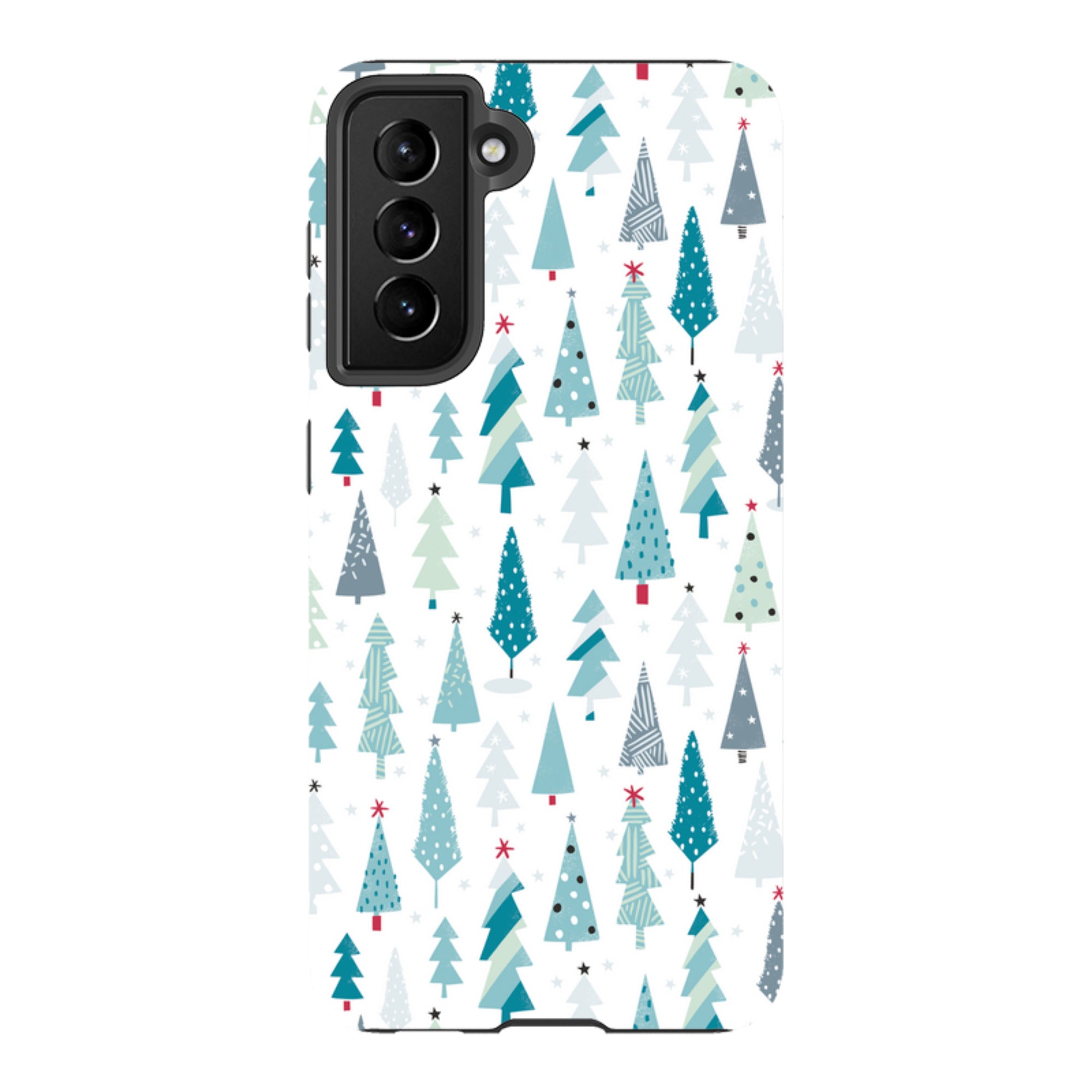 Samsung Tough Case - Little Xmas Trees By Ali Brookes